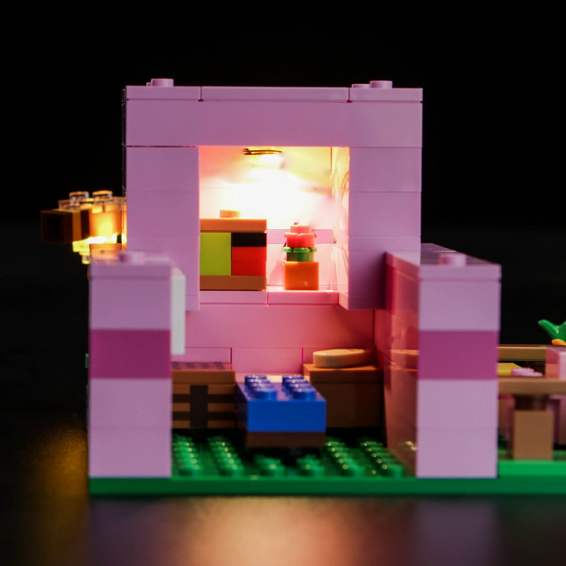 BrickBling Light Kit for LEGO Minecraft The Baby Pig House 21268