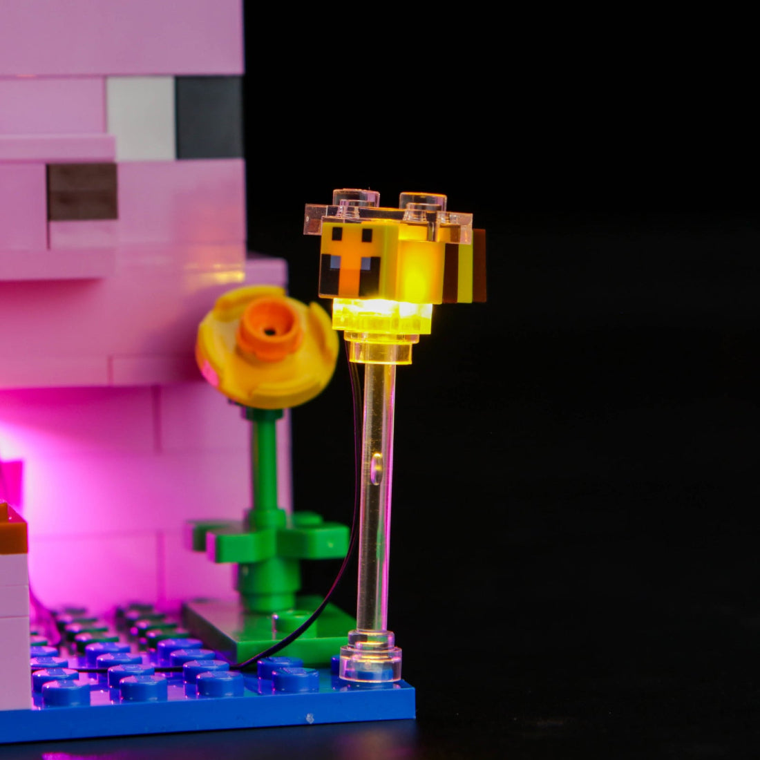 BrickBling Light Kit for LEGO Minecraft The Baby Pig House 21268