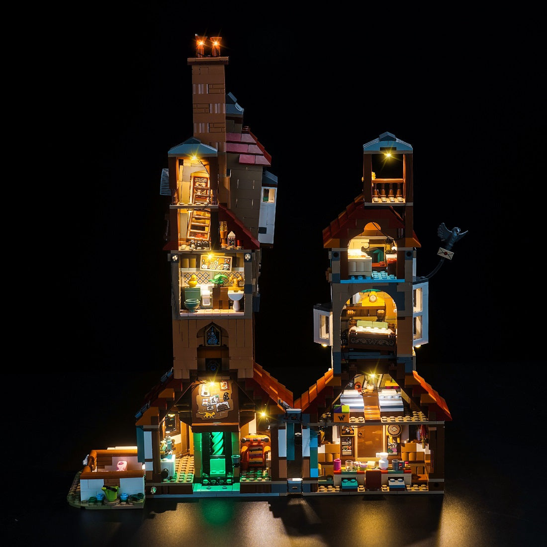 BrickBling Light Kit for LEGO Harry Potter The Burrow – Collectors' Edition 76437