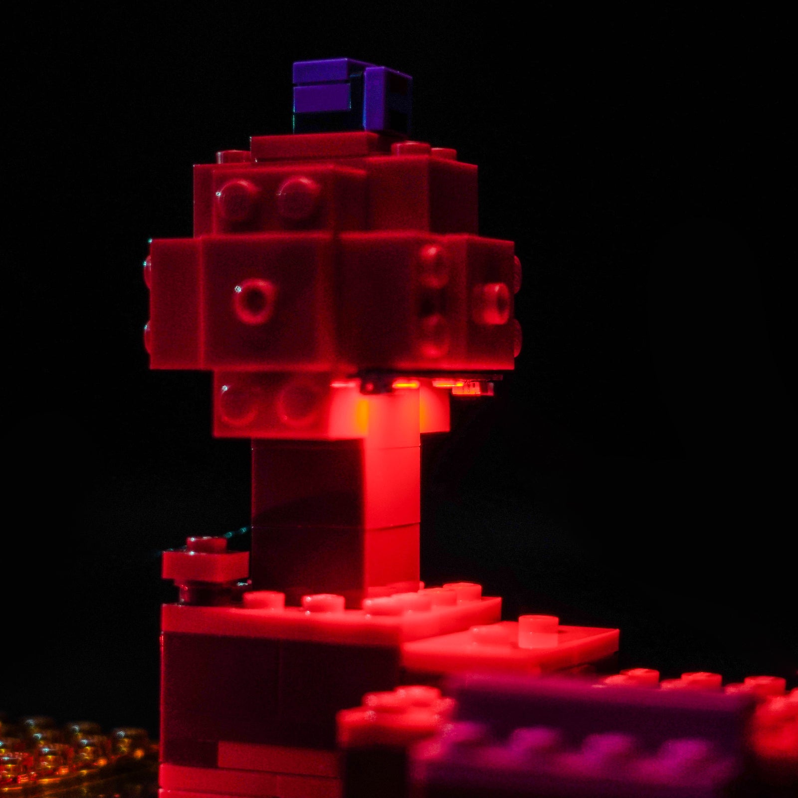 BrickBling Light Kit for LEGO Minecraft The Enderman Tower 21279