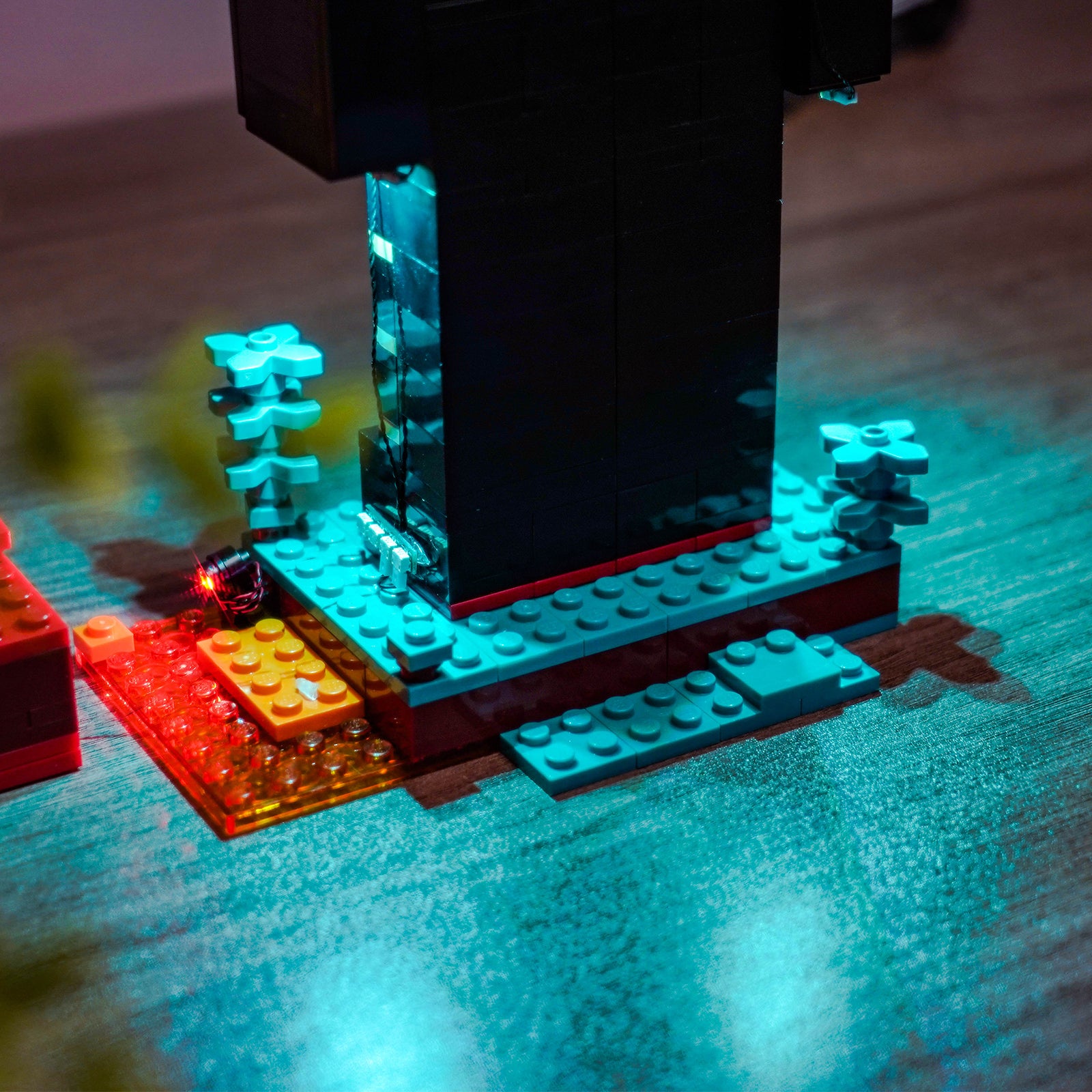 BrickBling Light Kit for LEGO Minecraft The Enderman Tower 21279
