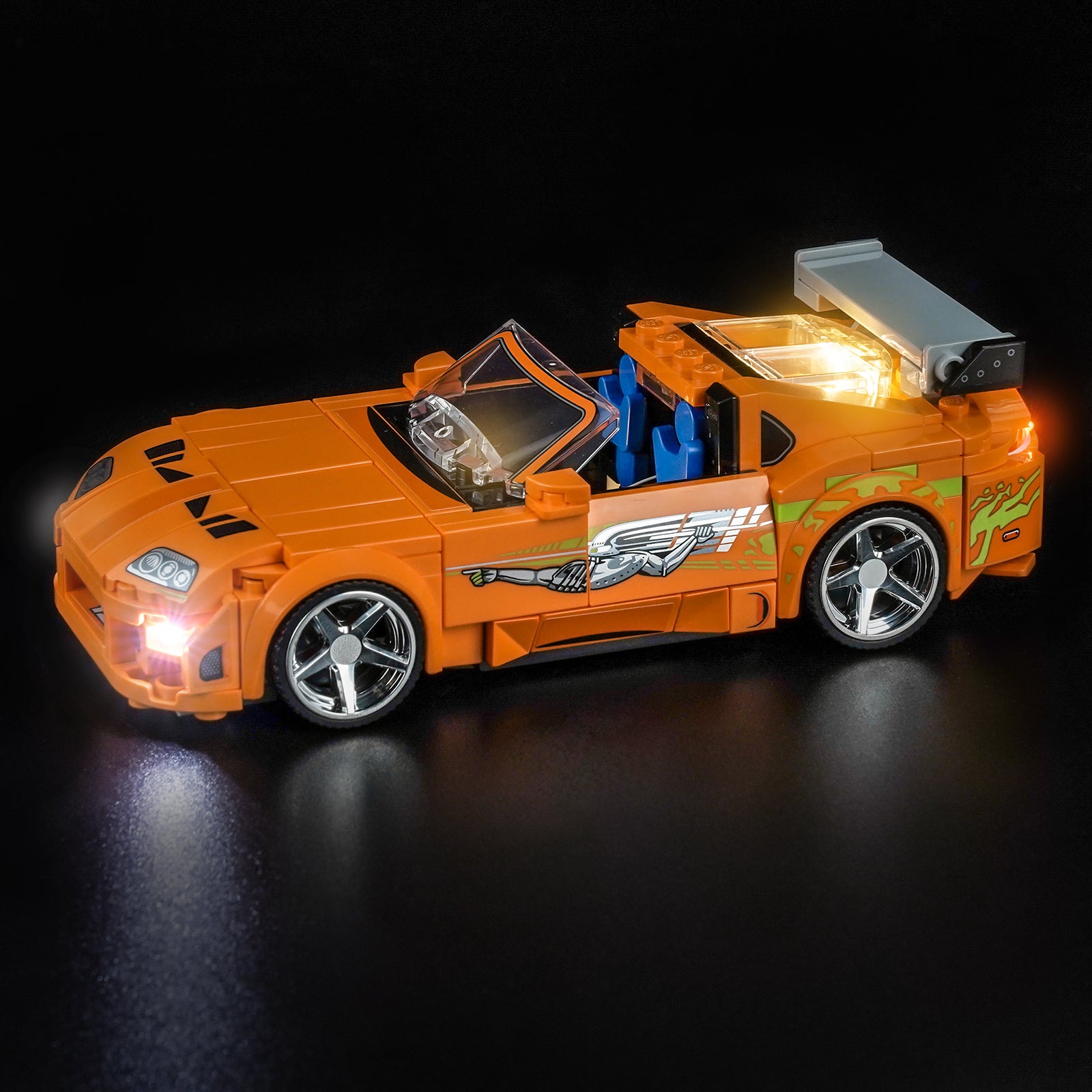 BrickBling Light Kit for LEGO Speed Champions The Fast and The Furious Toyota Supra MK4 77260