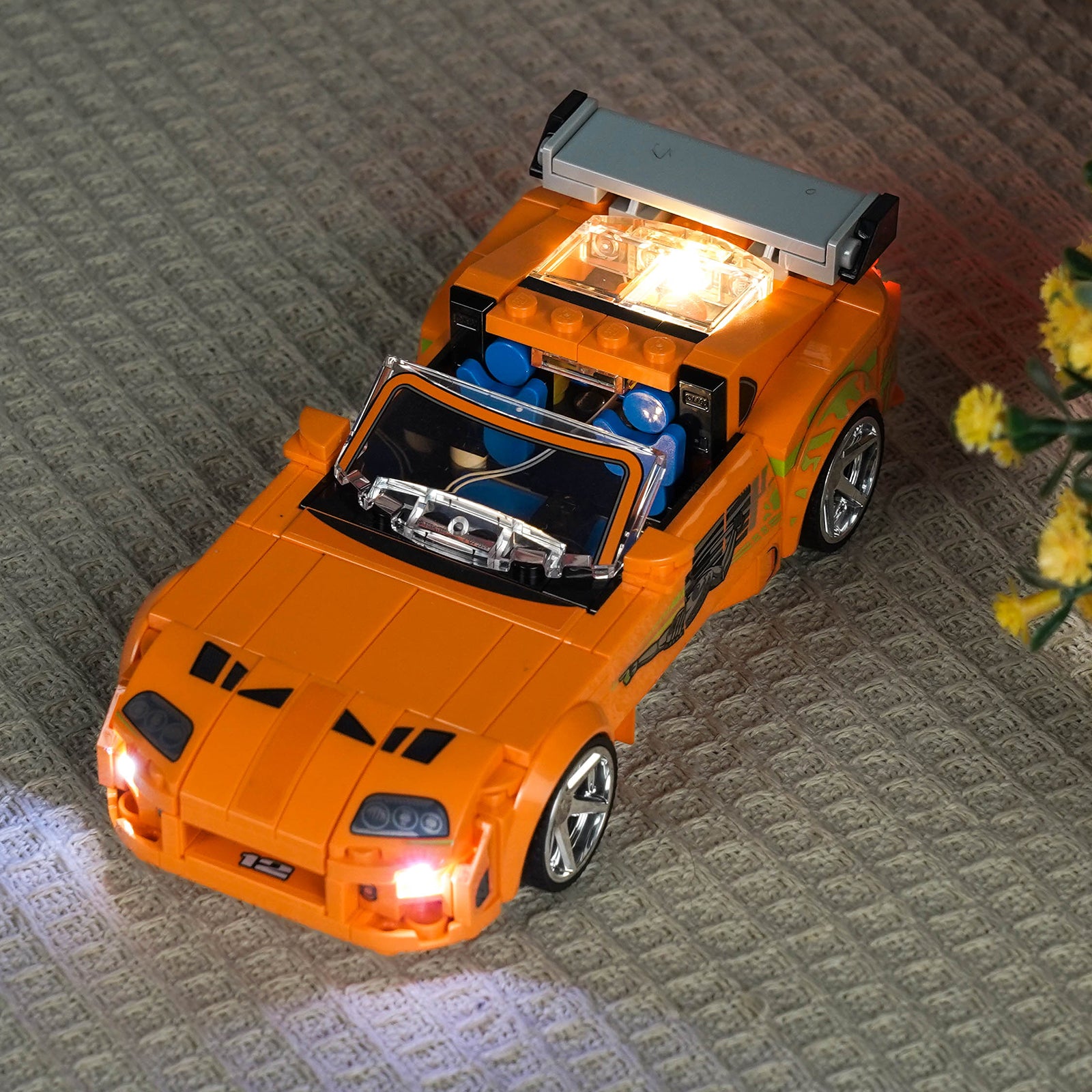 BrickBling Light Kit for LEGO Speed Champions The Fast and The Furious Toyota Supra MK4 77260