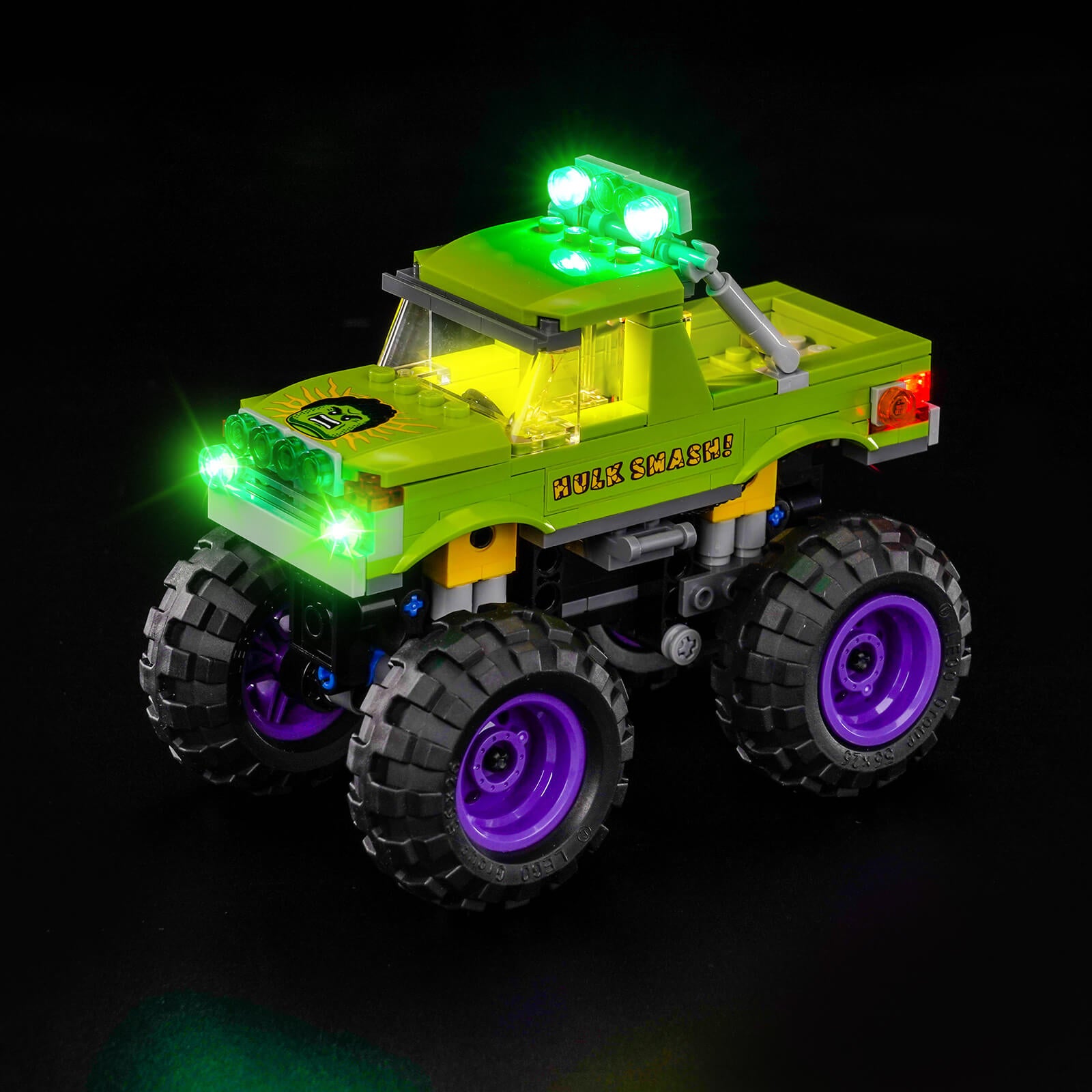 BrickBling Light Kit for LEGO Marvel The Hulk Truck vs. Thanos 76312
