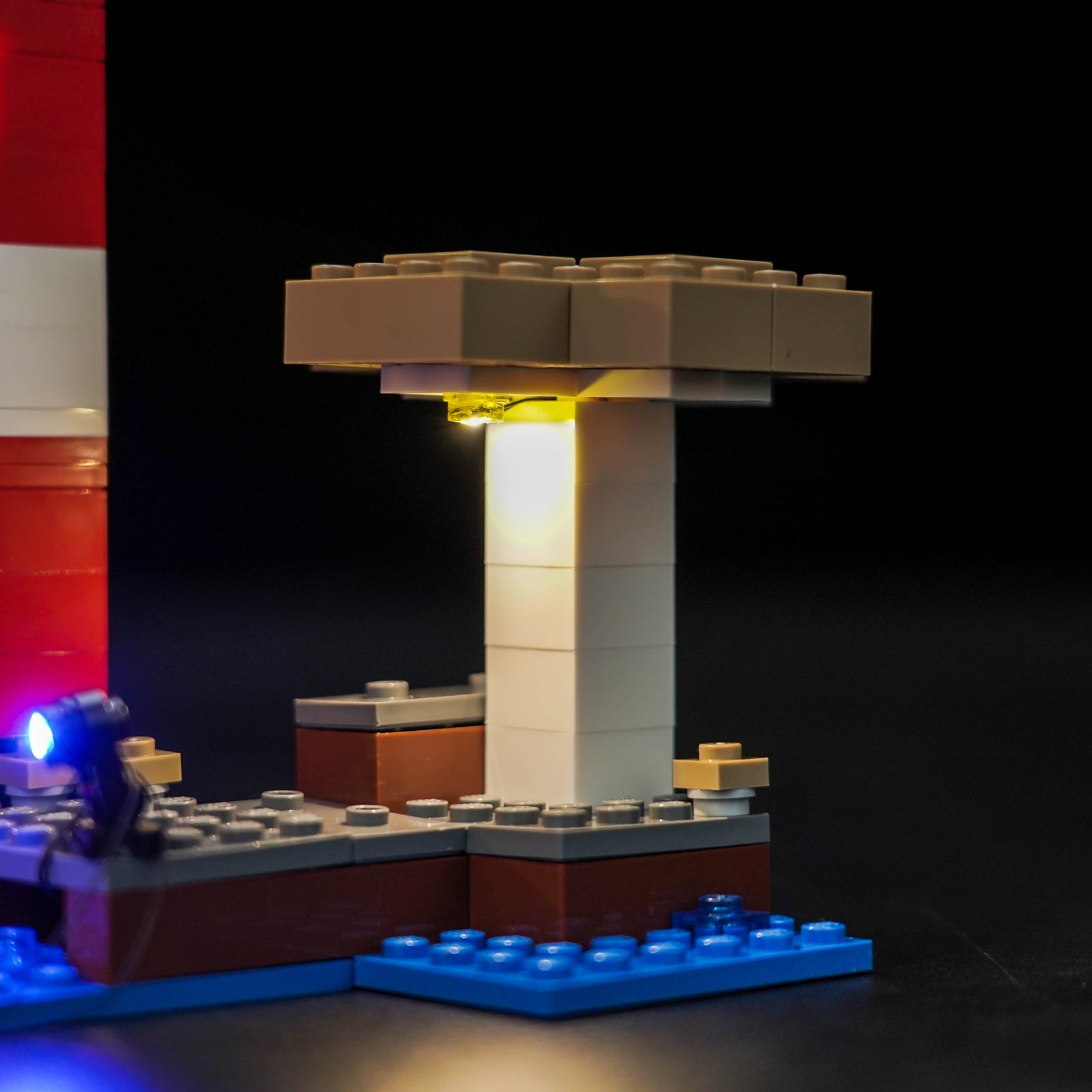 BrickBling Light Kit for LEGO Minecraft The Mooshroom House 21270