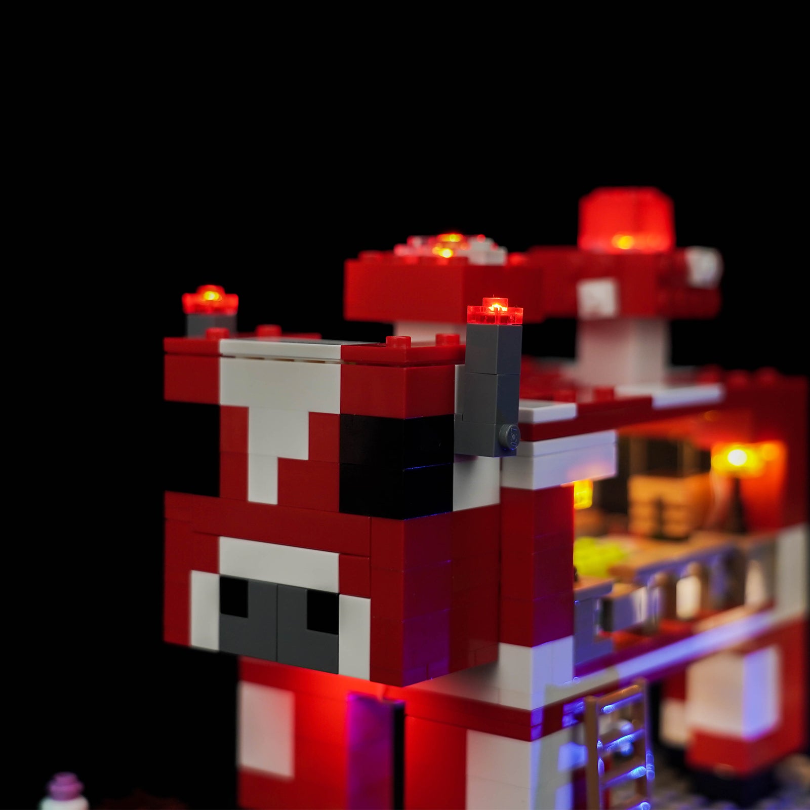 BrickBling Light Kit for LEGO Minecraft The Mooshroom House 21270