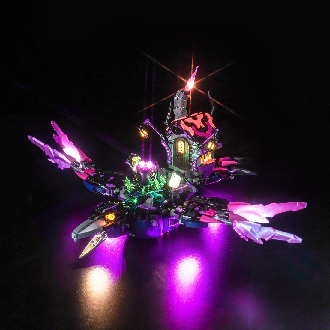 BrickBling Light Kit for LEGO DREAMZzz The Never Witch's Midnight Raven 71478