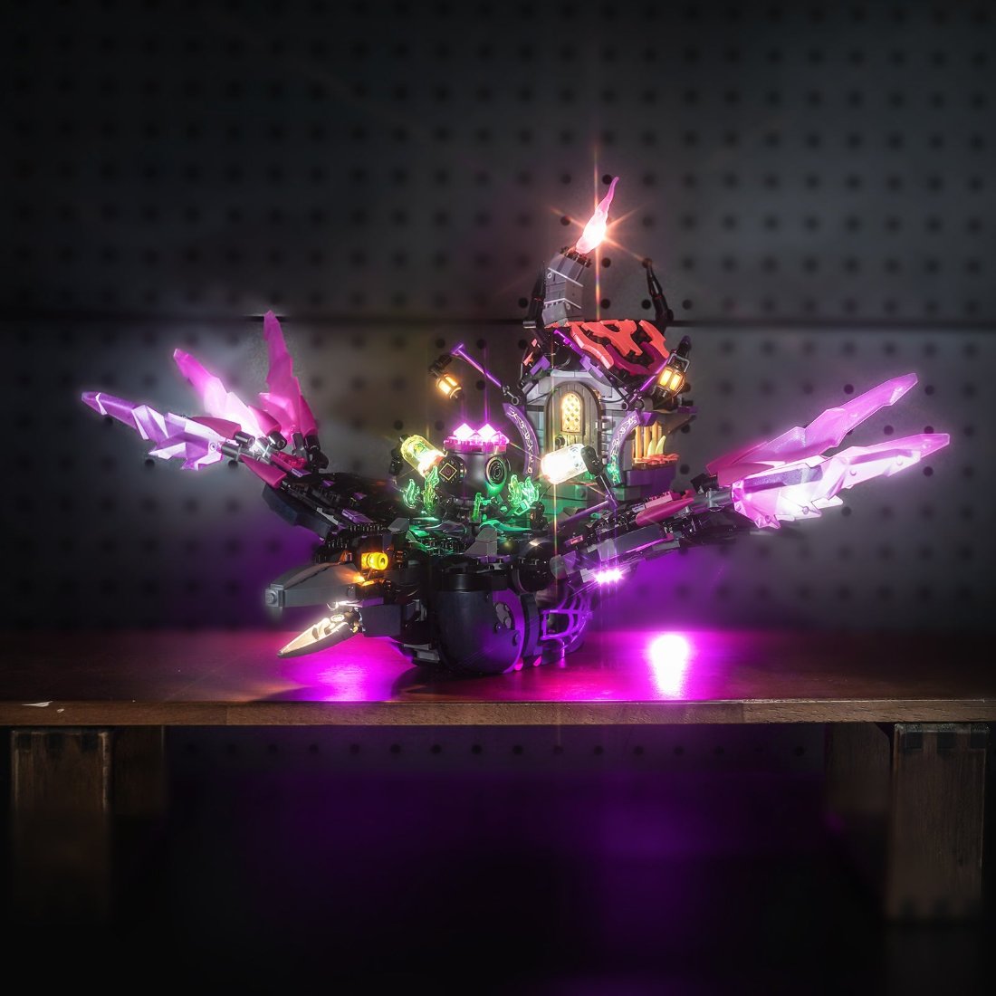 BrickBling Light Kit for LEGO DREAMZzz The Never Witch's Midnight Raven 71478