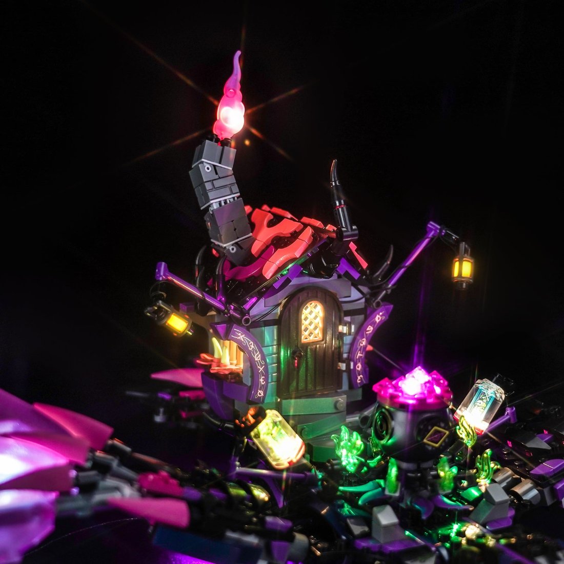 BrickBling Light Kit for LEGO DREAMZzz The Never Witch's Midnight Raven 71478