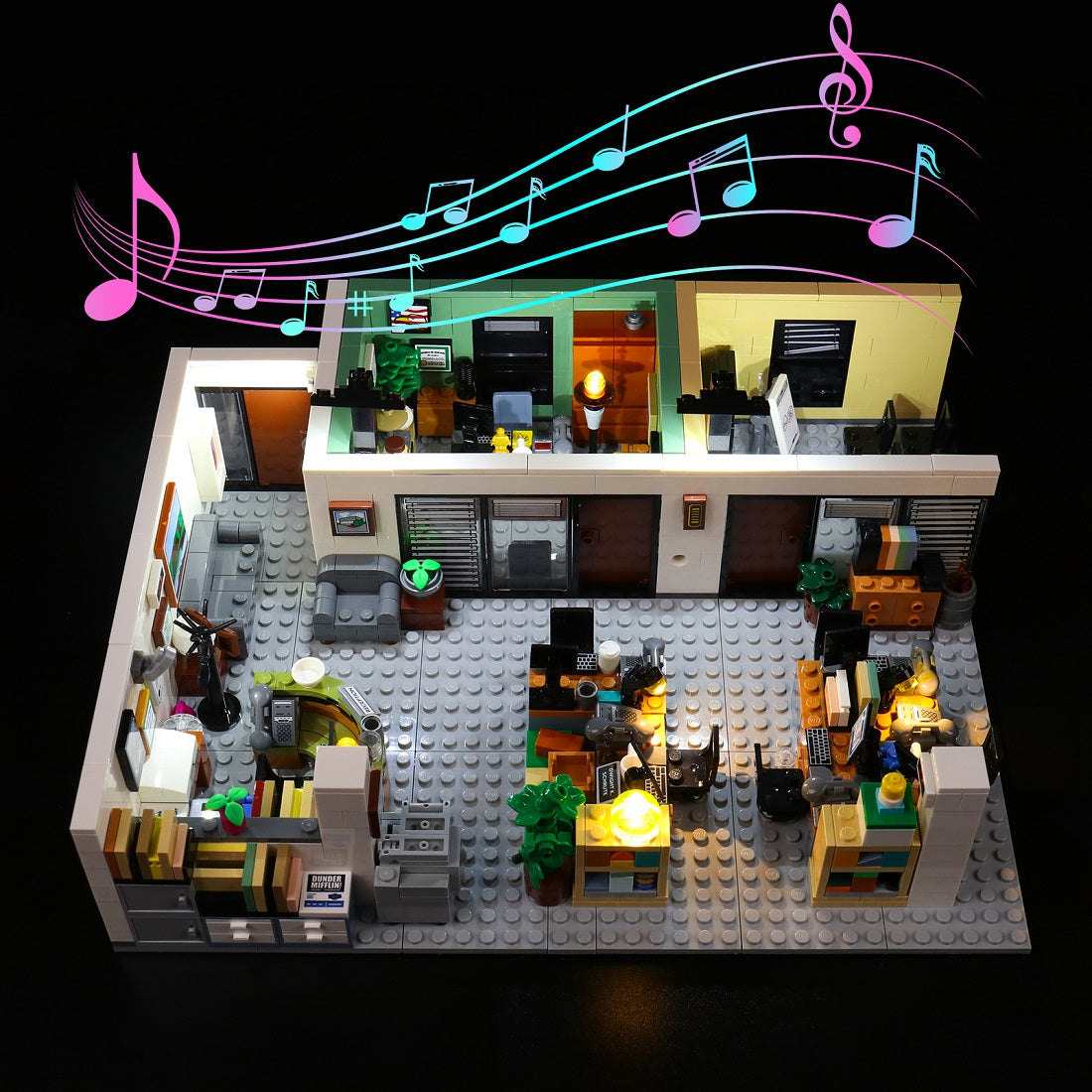 BrickBling Light Kit for LEGO Ideas The Office 21336
