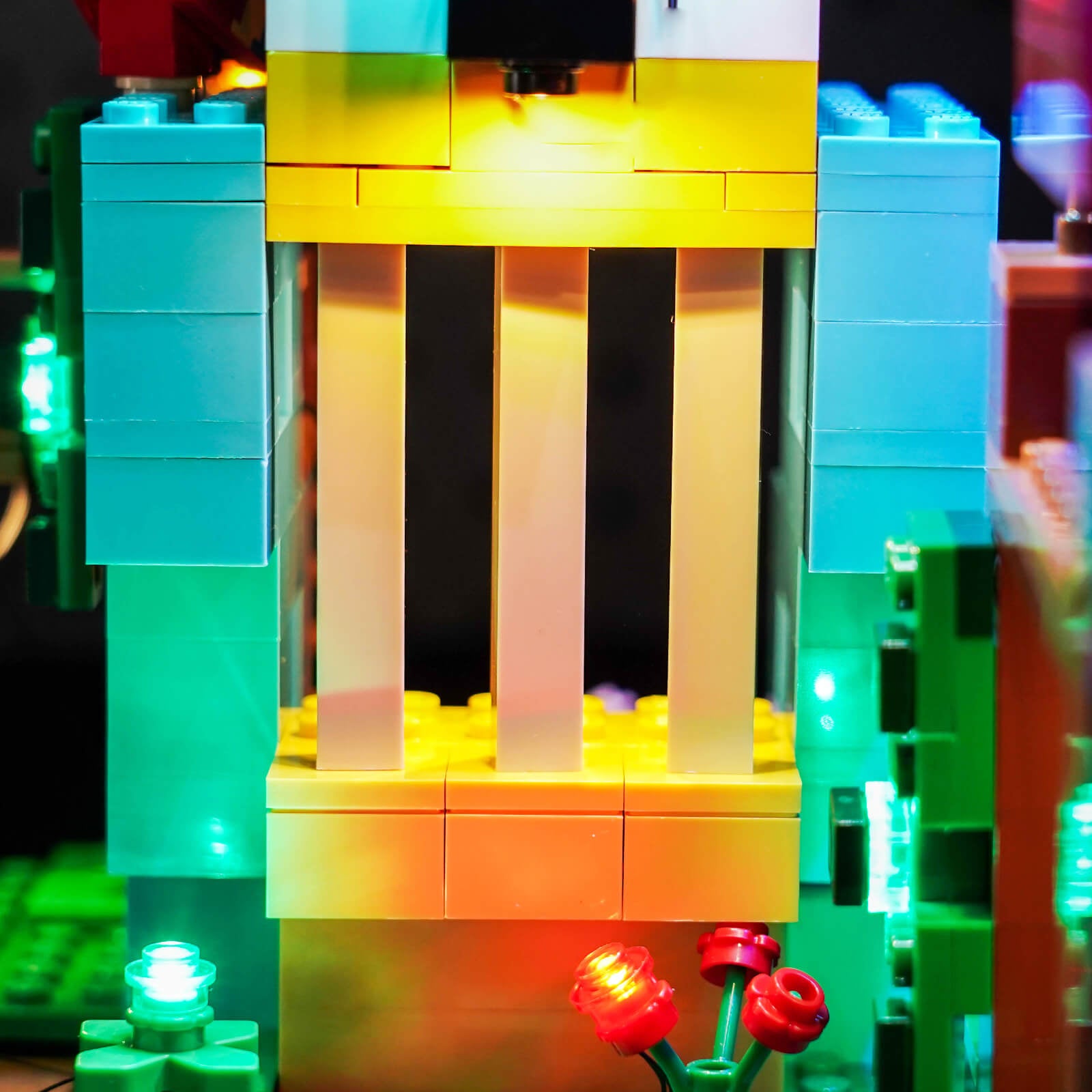 BrickBling Light Kit for LEGO Minecraft The Parrot Houses 21282