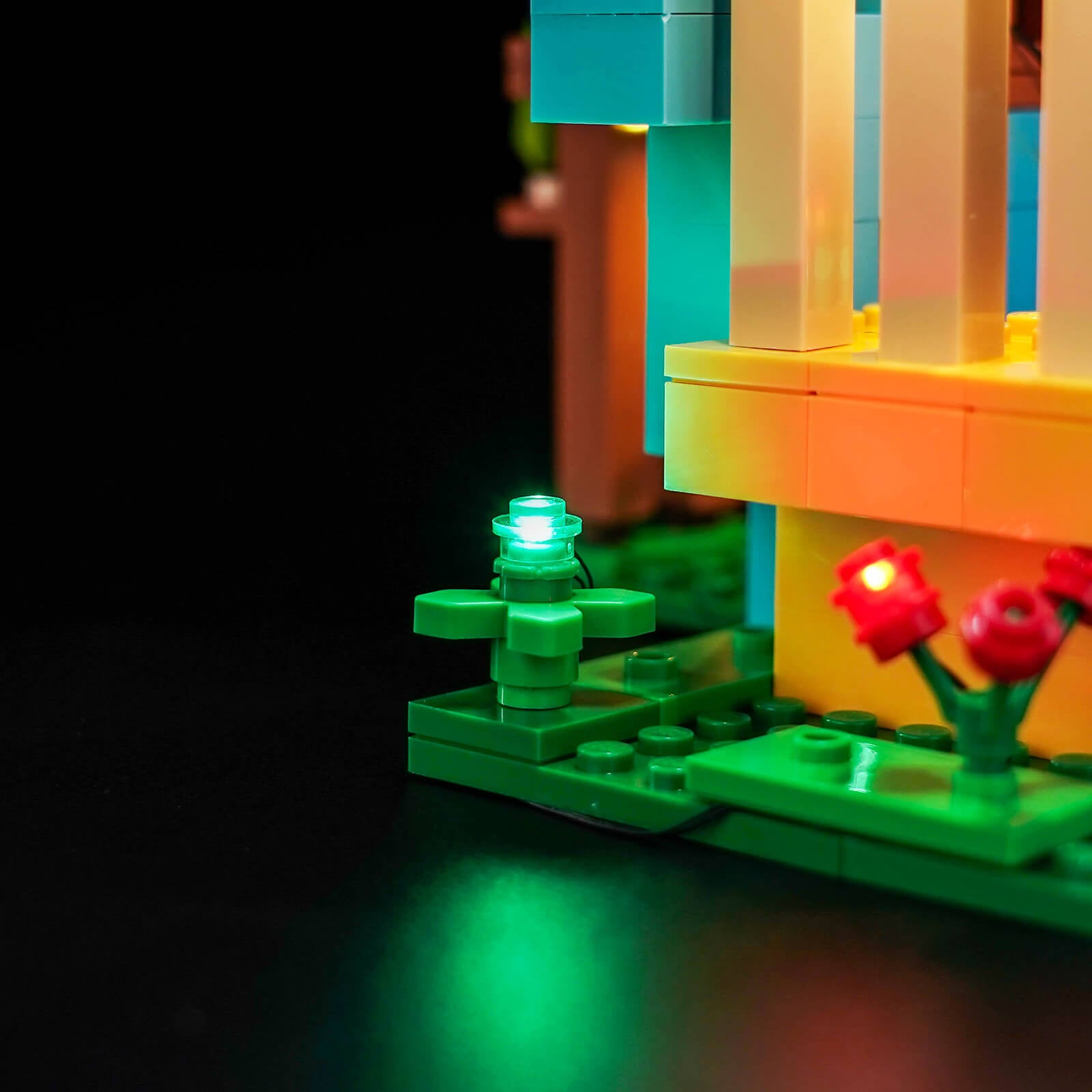 BrickBling Light Kit for LEGO Minecraft The Parrot Houses 21282