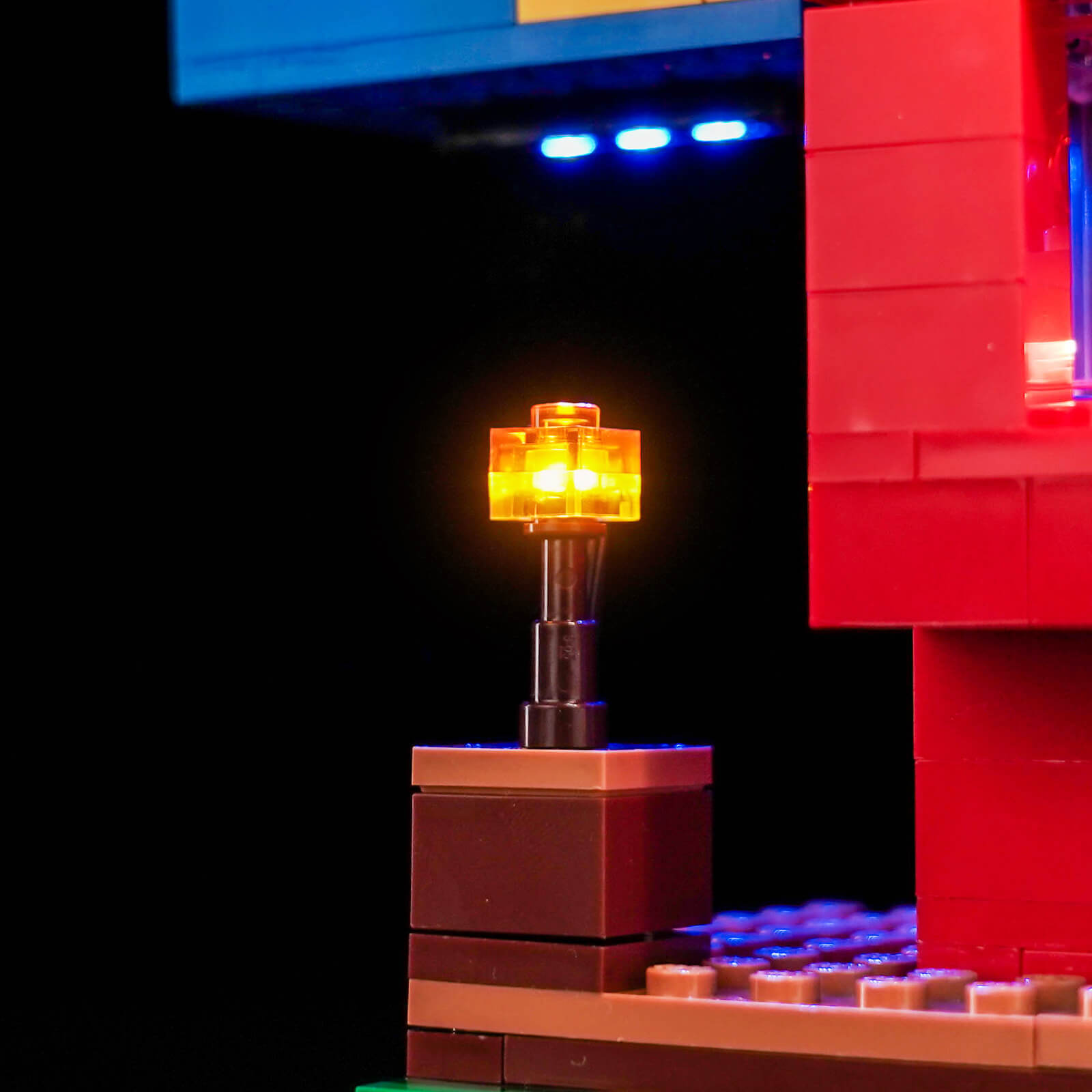 BrickBling Light Kit for LEGO Minecraft The Parrot Houses 21282