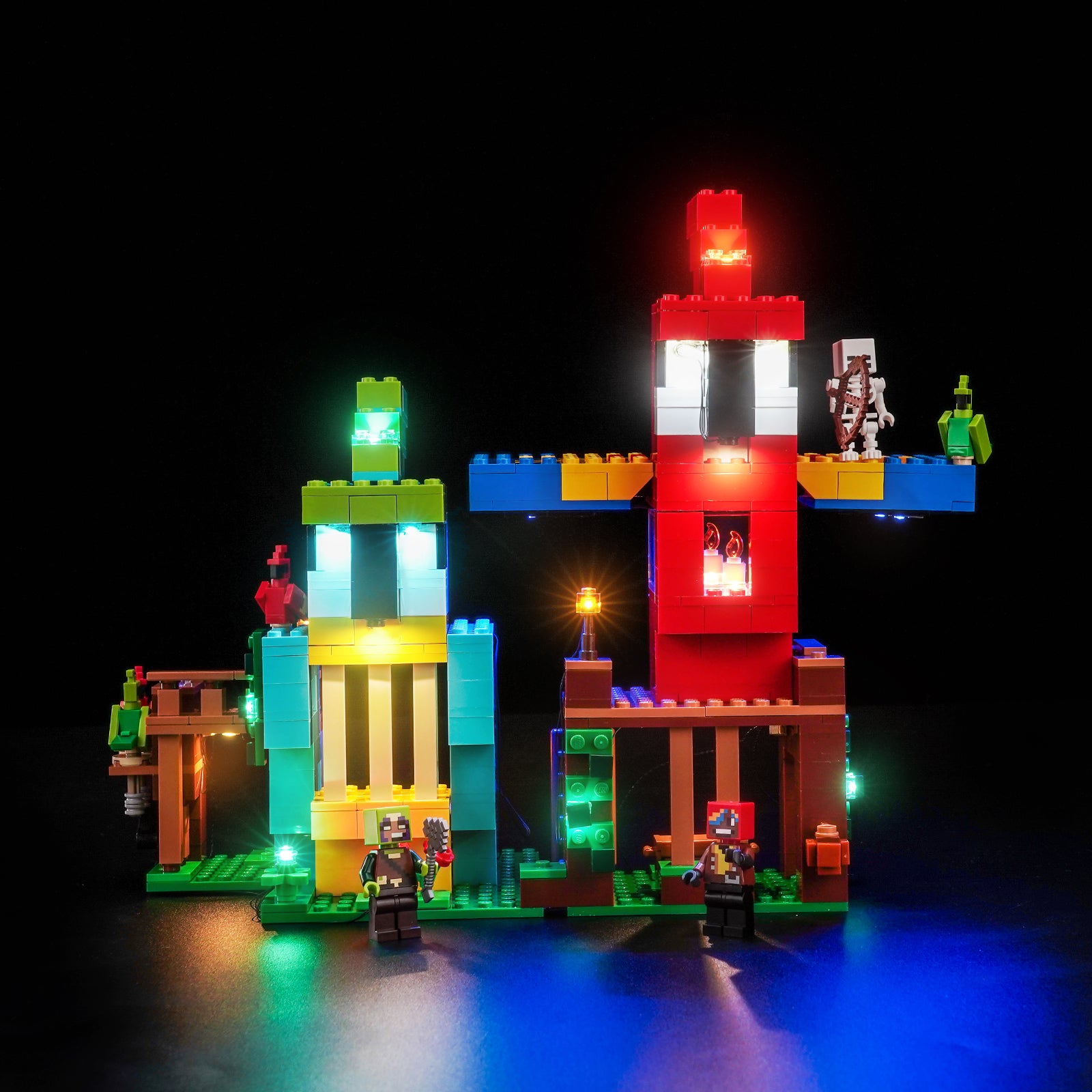 BrickBling Light Kit for LEGO Minecraft The Parrot Houses 21282