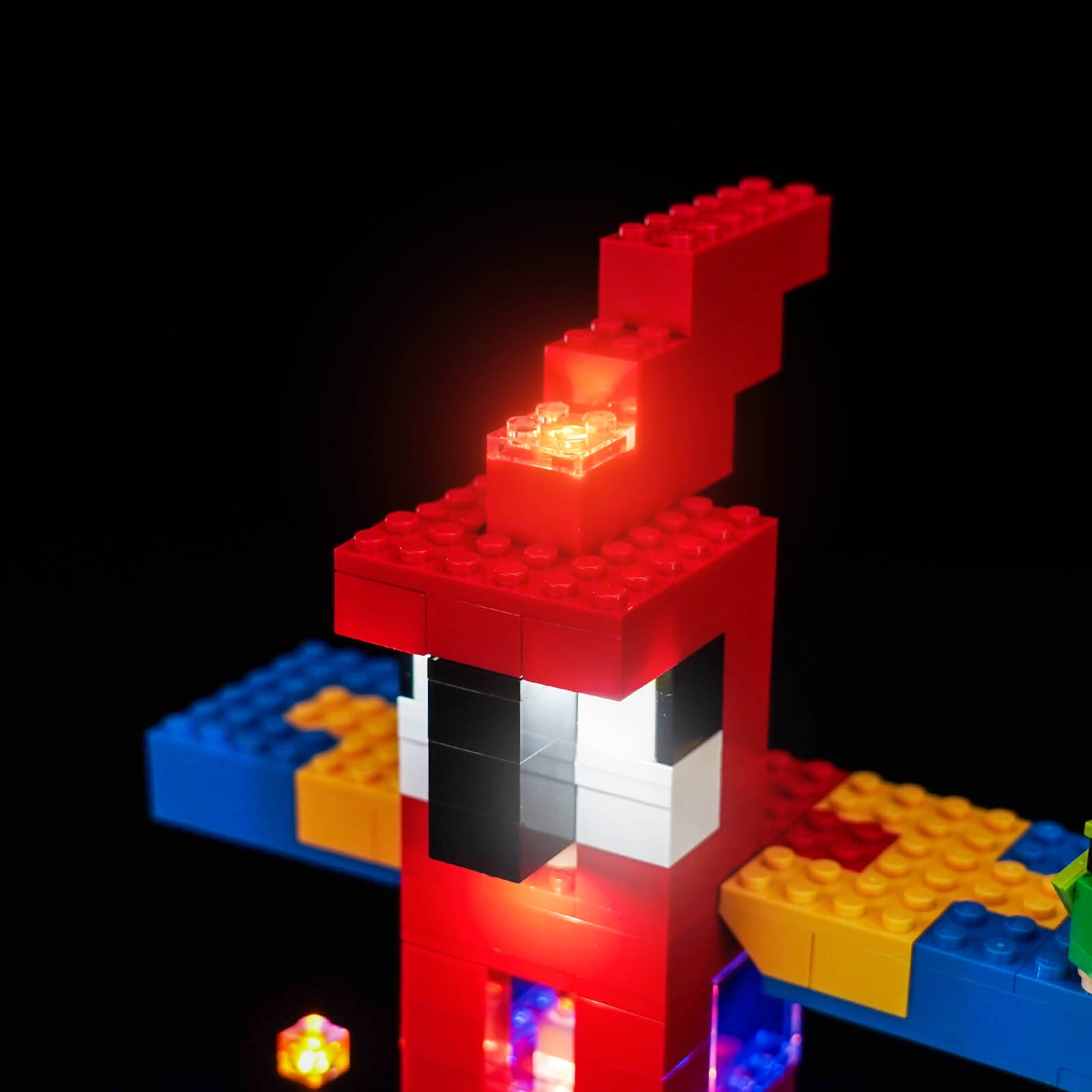 BrickBling Light Kit for LEGO Minecraft The Parrot Houses 21282