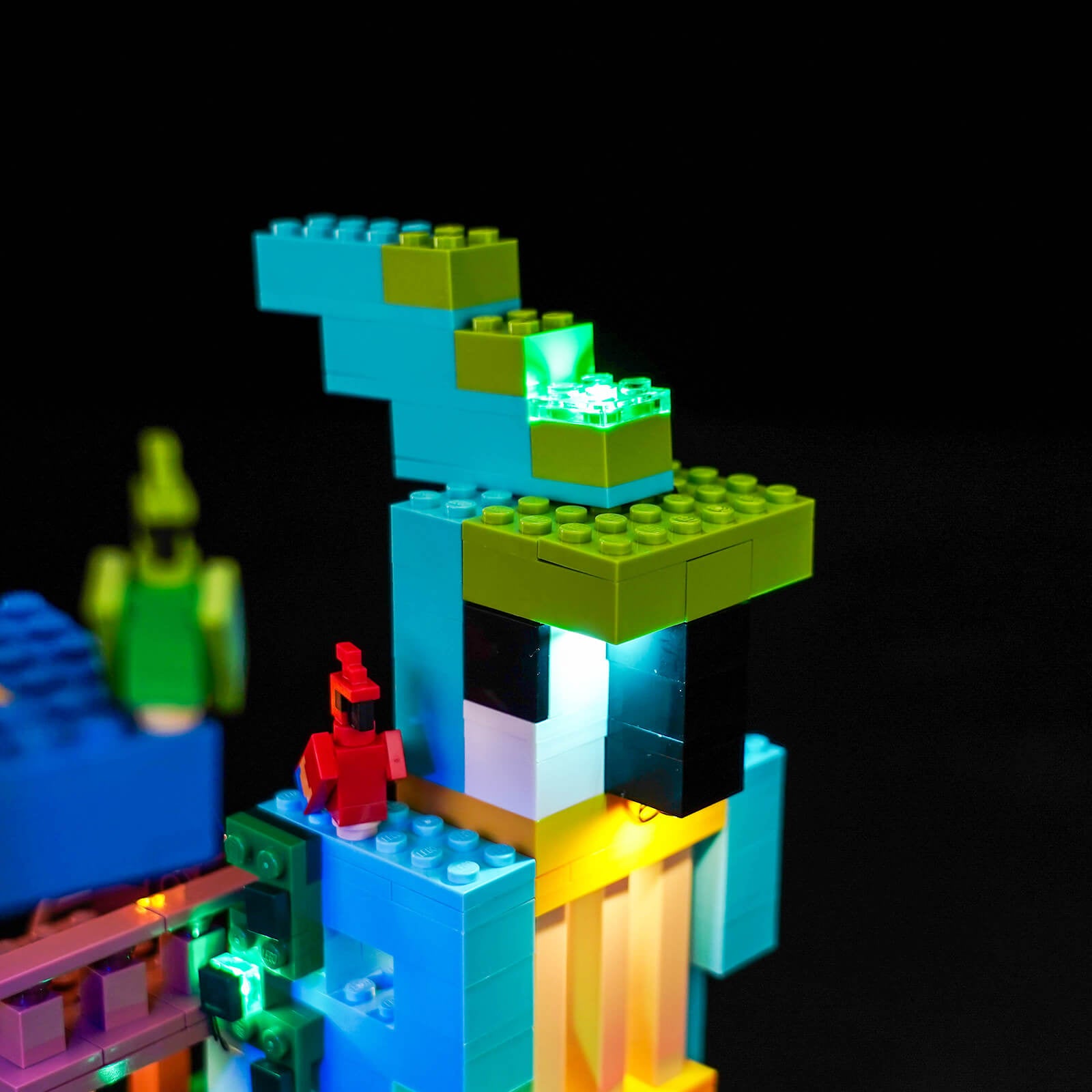 BrickBling Light Kit for LEGO Minecraft The Parrot Houses 21282