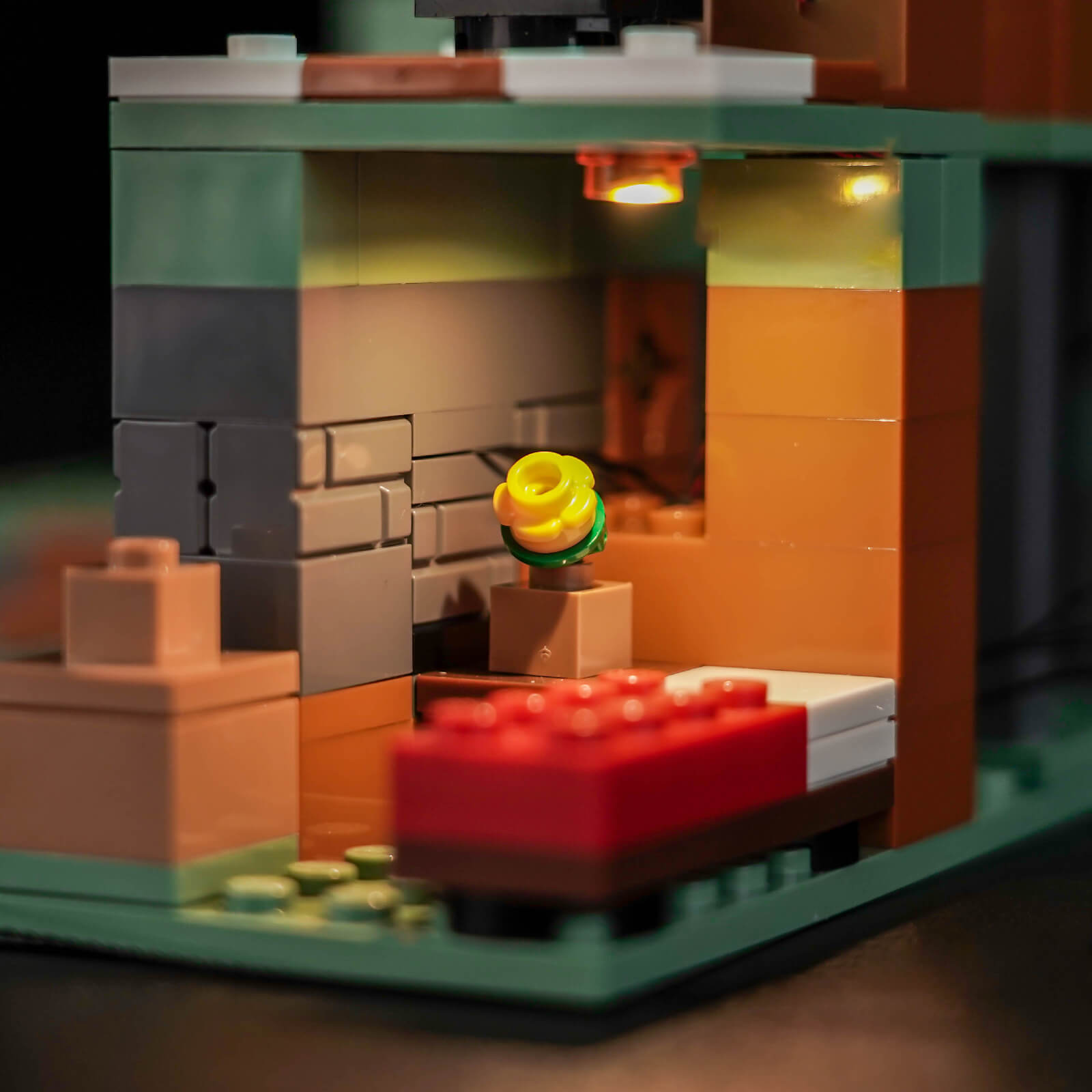 BrickBling Light Kit for LEGO Minecraft The Trial Chamber 21271