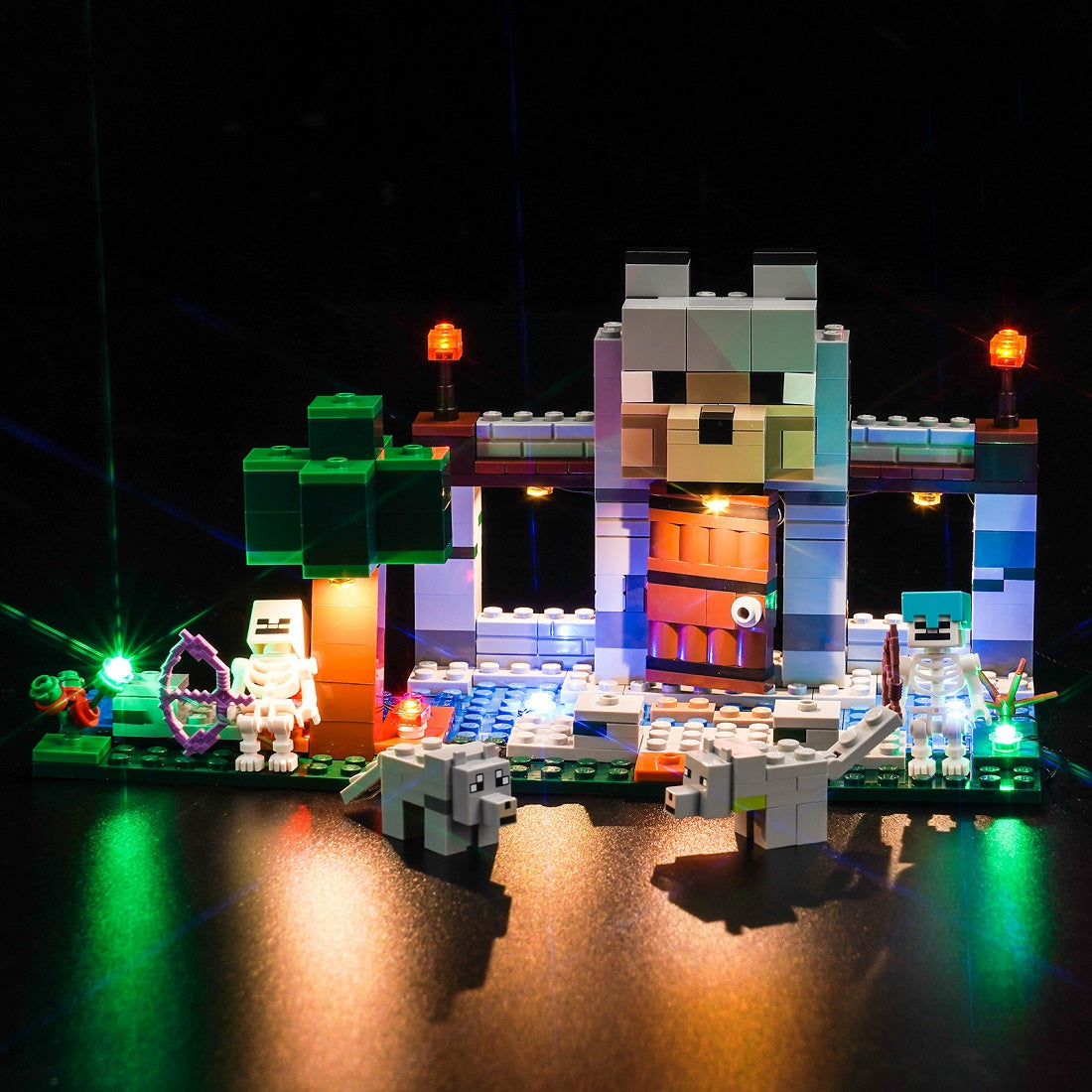 BrickBling Light Kit for LEGO Ideas The Wolf Stronghold 21261