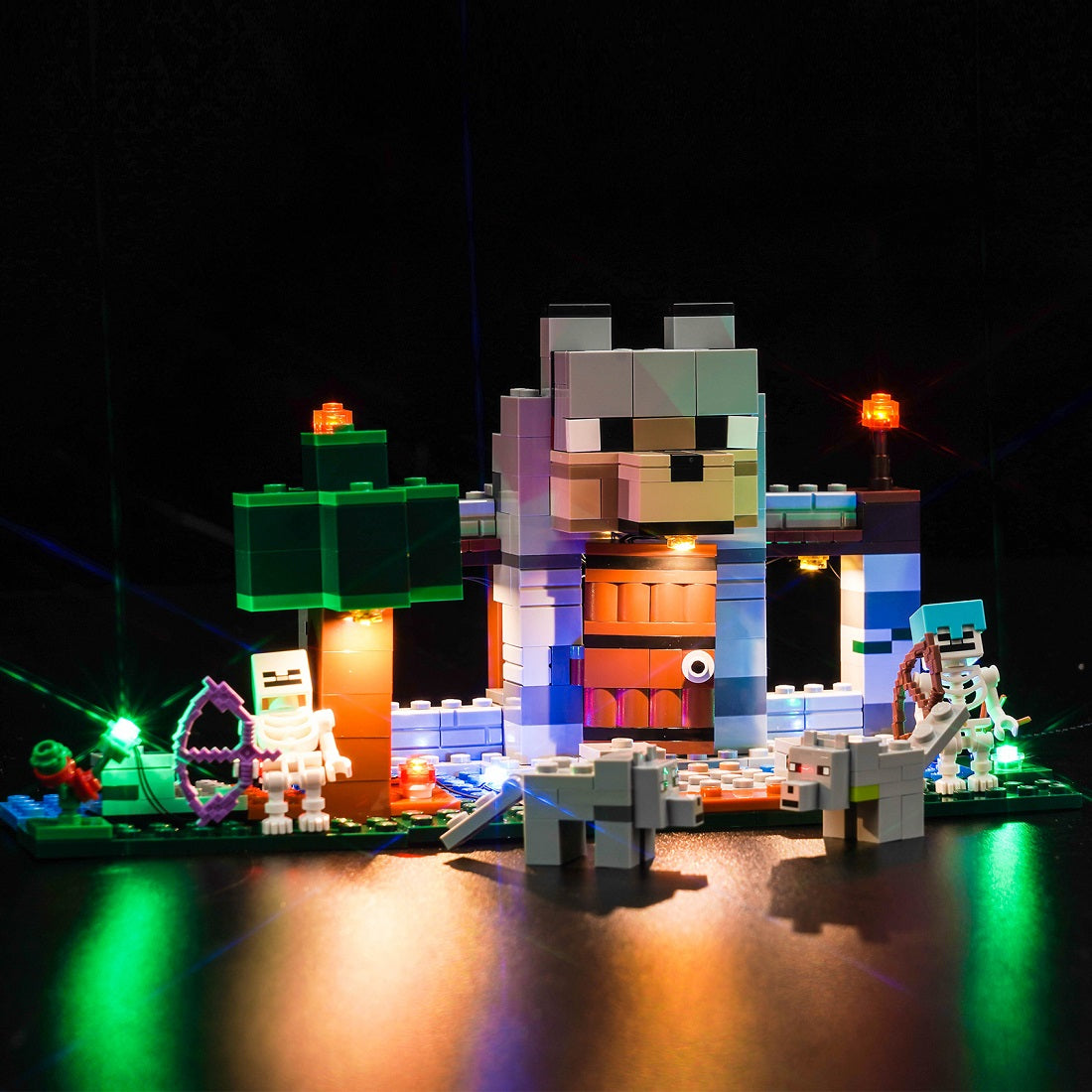 BrickBling Light Kit for LEGO Ideas The Wolf Stronghold 21261
