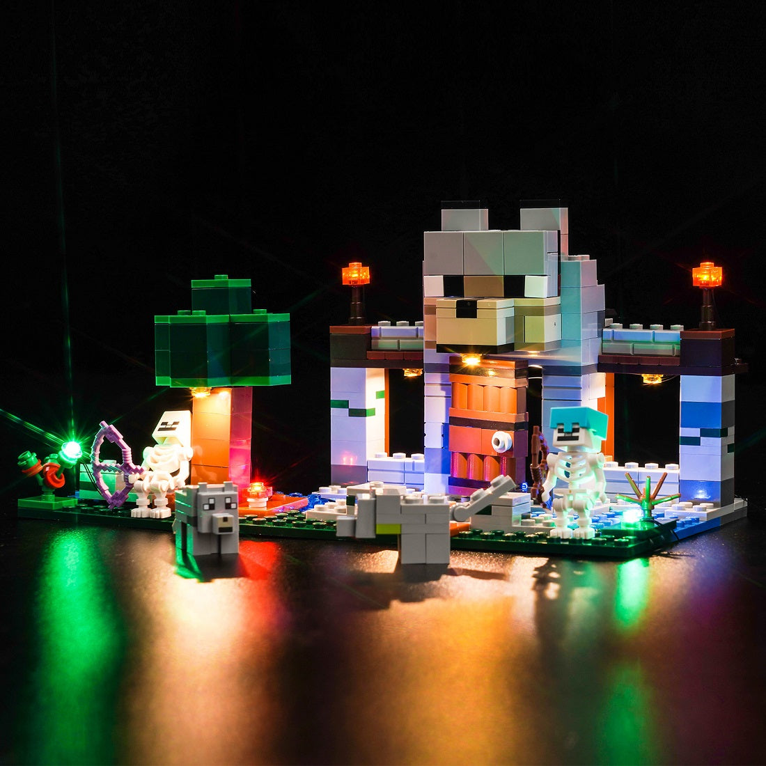 BrickBling Light Kit for LEGO Ideas The Wolf Stronghold 21261