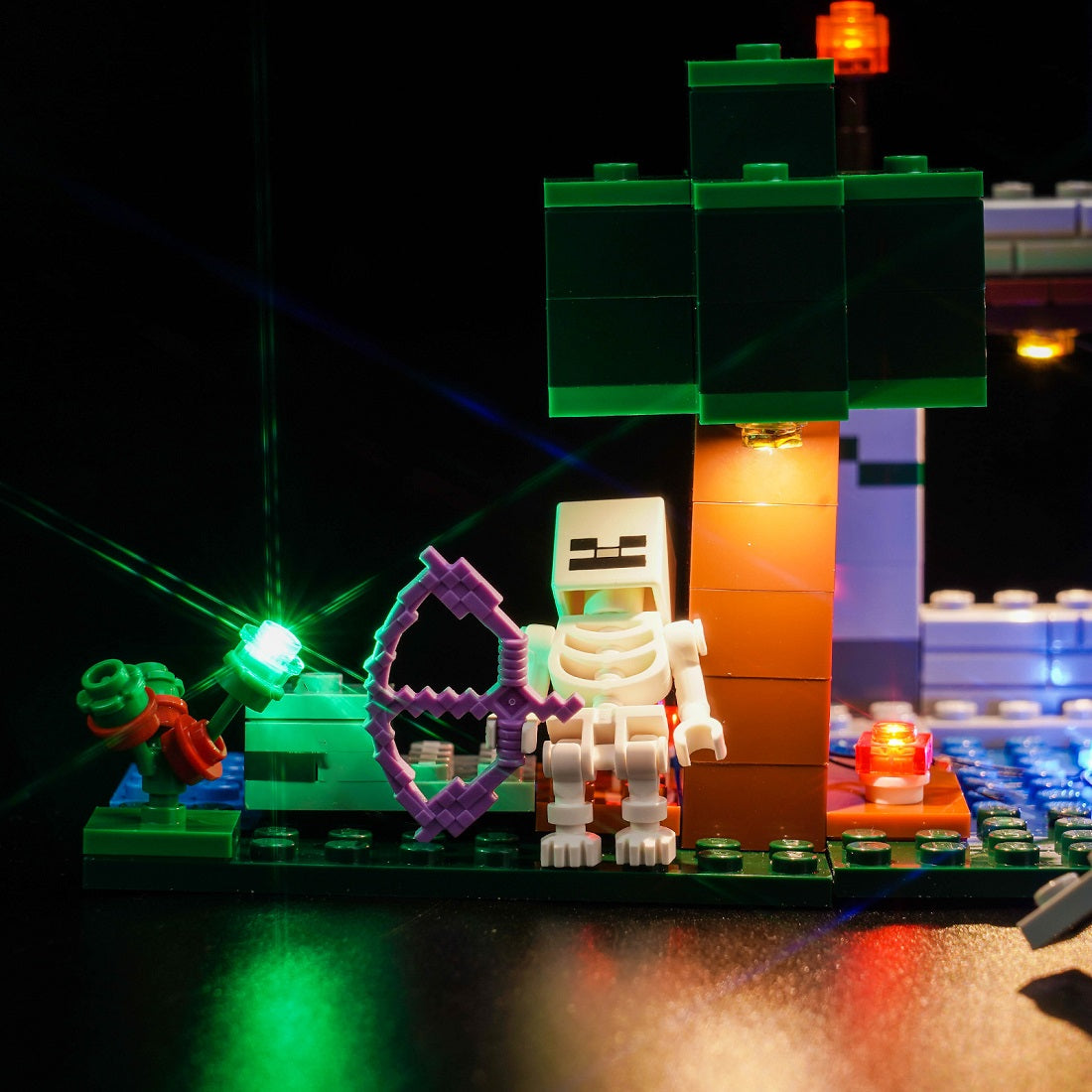 BrickBling Light Kit for LEGO Ideas The Wolf Stronghold 21261