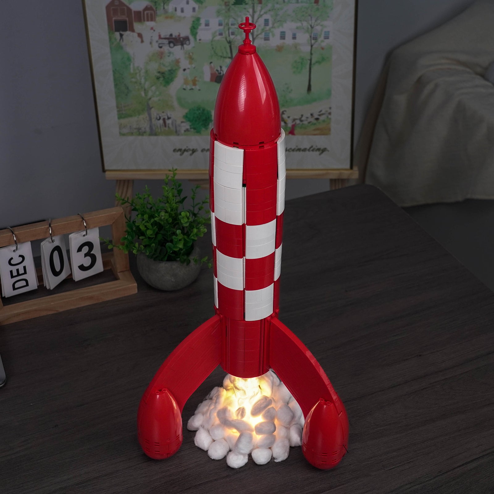 BrickBling Light Kit for LEGO Ideas Tintin® Moon Rocket 21367