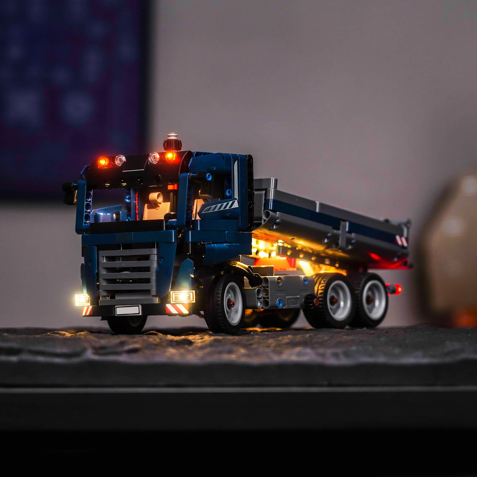 BrickBling Light Kit for LEGO Technic Tipping Dump Truck 42203