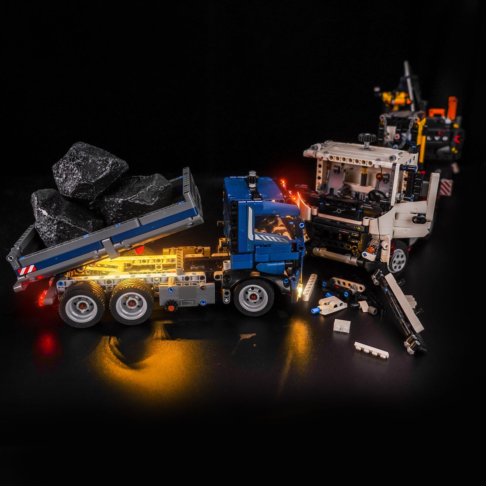 BrickBling Light Kit for LEGO Technic Tipping Dump Truck 42203