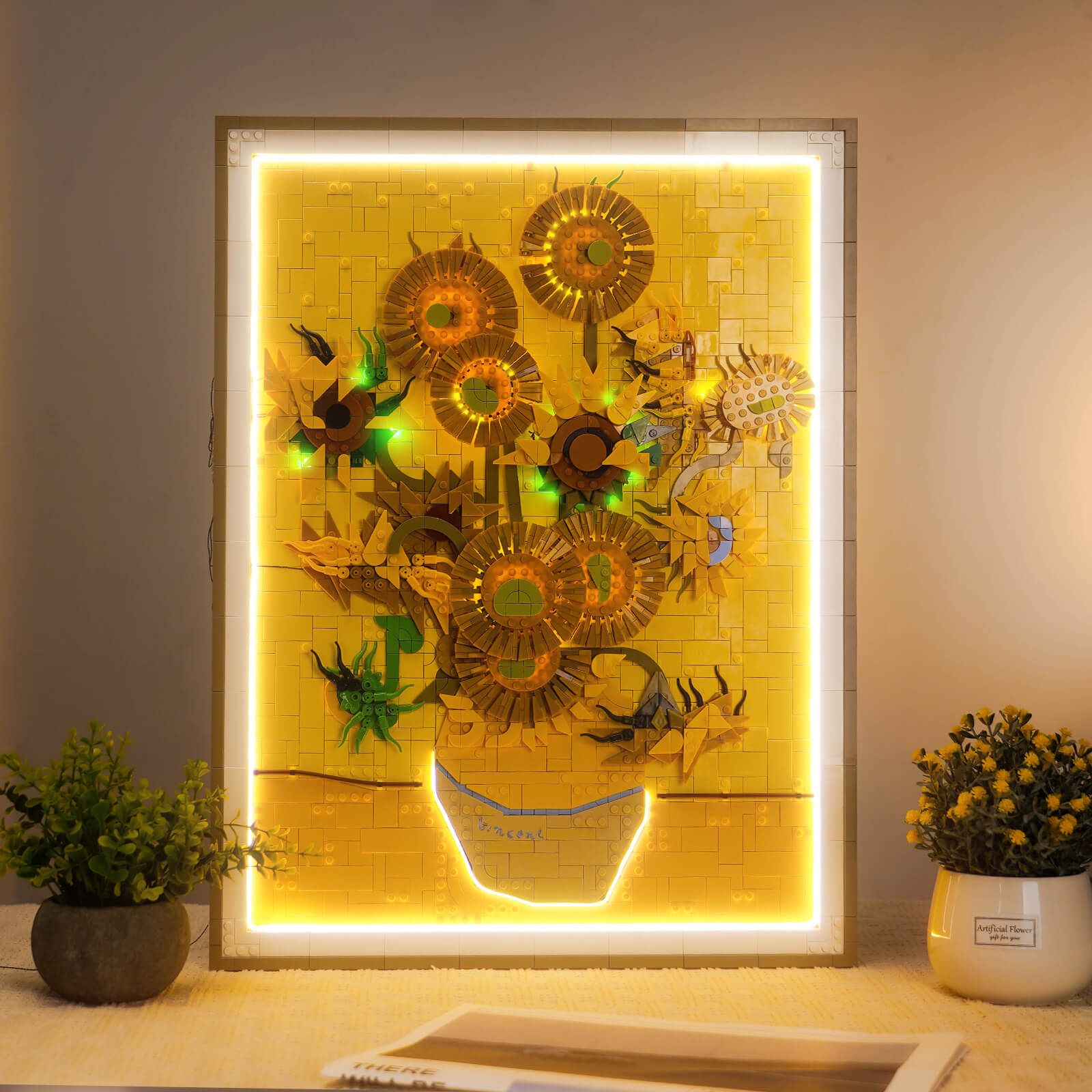 BrickBling Light Kit for LEGO Art Vincent van Gogh – Sunflowers 31215