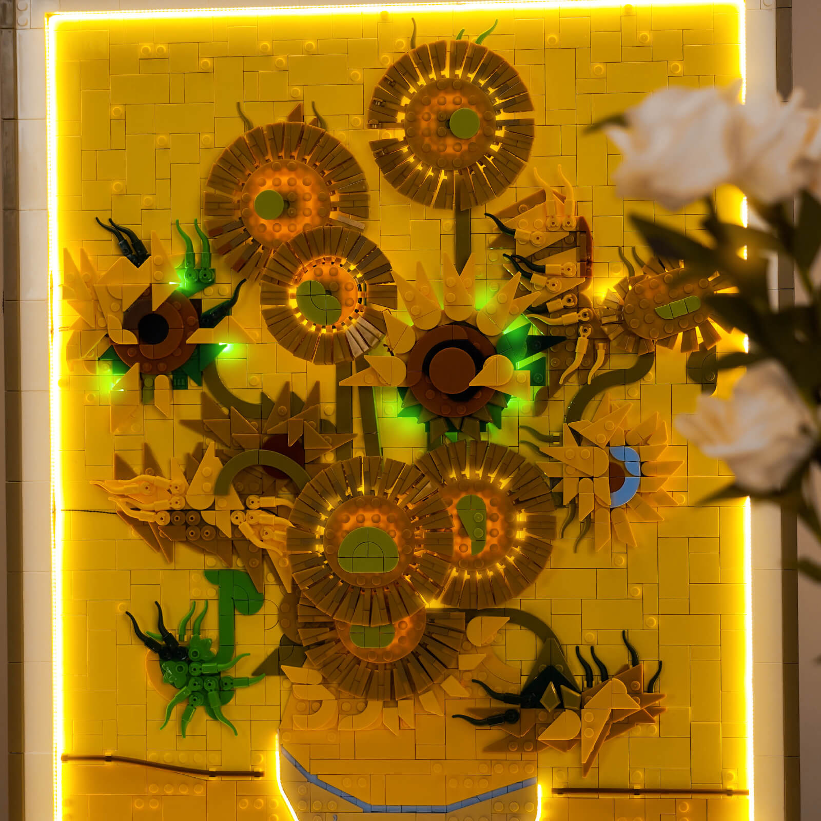 BrickBling Light Kit for LEGO Art Vincent van Gogh – Sunflowers 31215