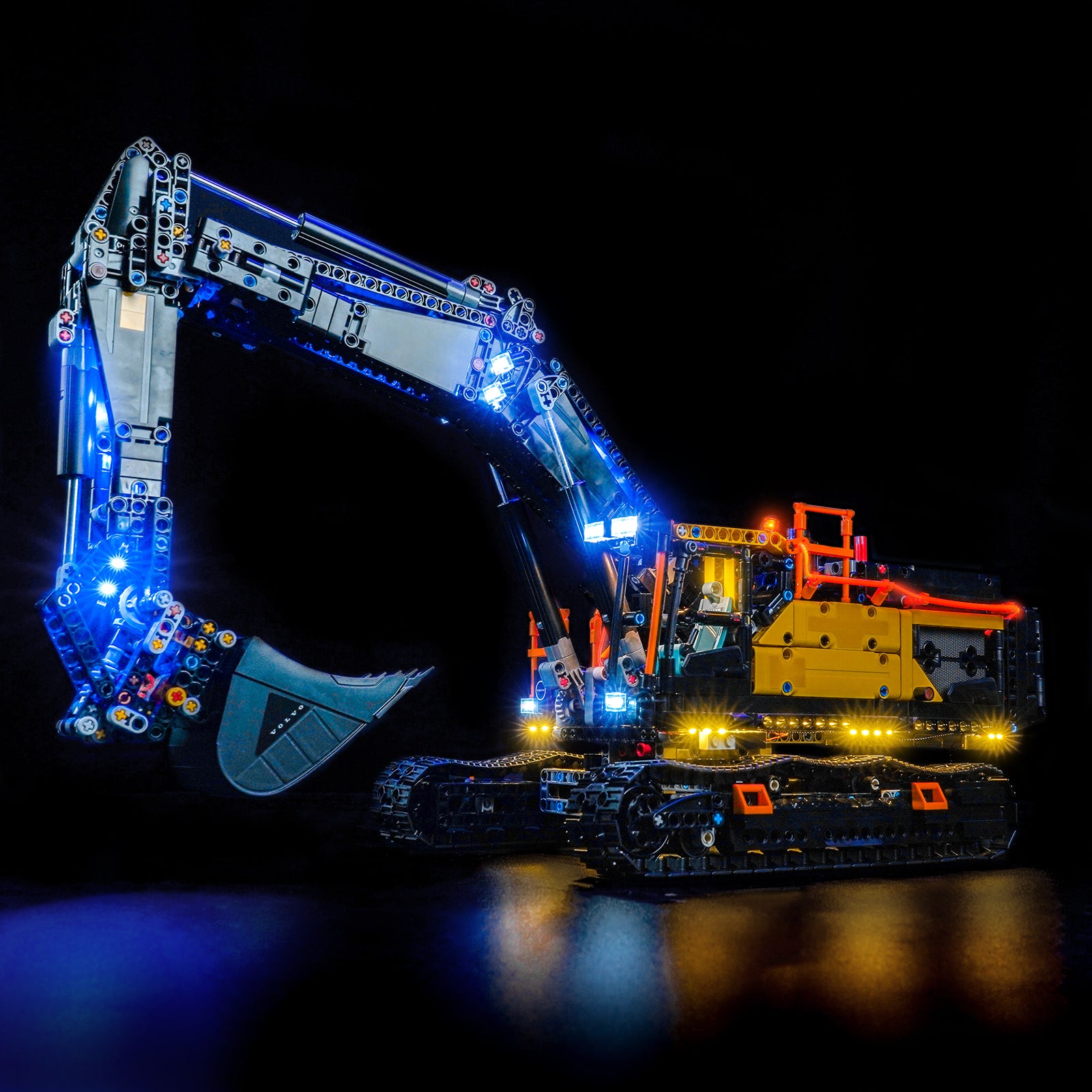 BrickBling Light Kit for LEGO Technic Volvo EC500 Hybrid Excavator 42215