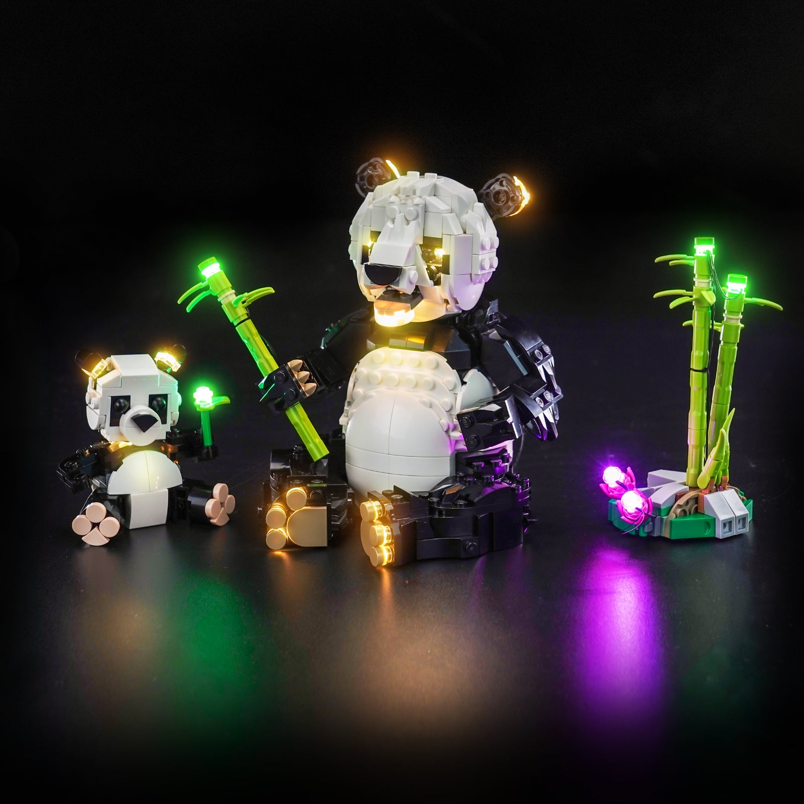 BrickBling Light Kit for LEGO Creator 3-in-1 Wild Animals: Panda Family 31165