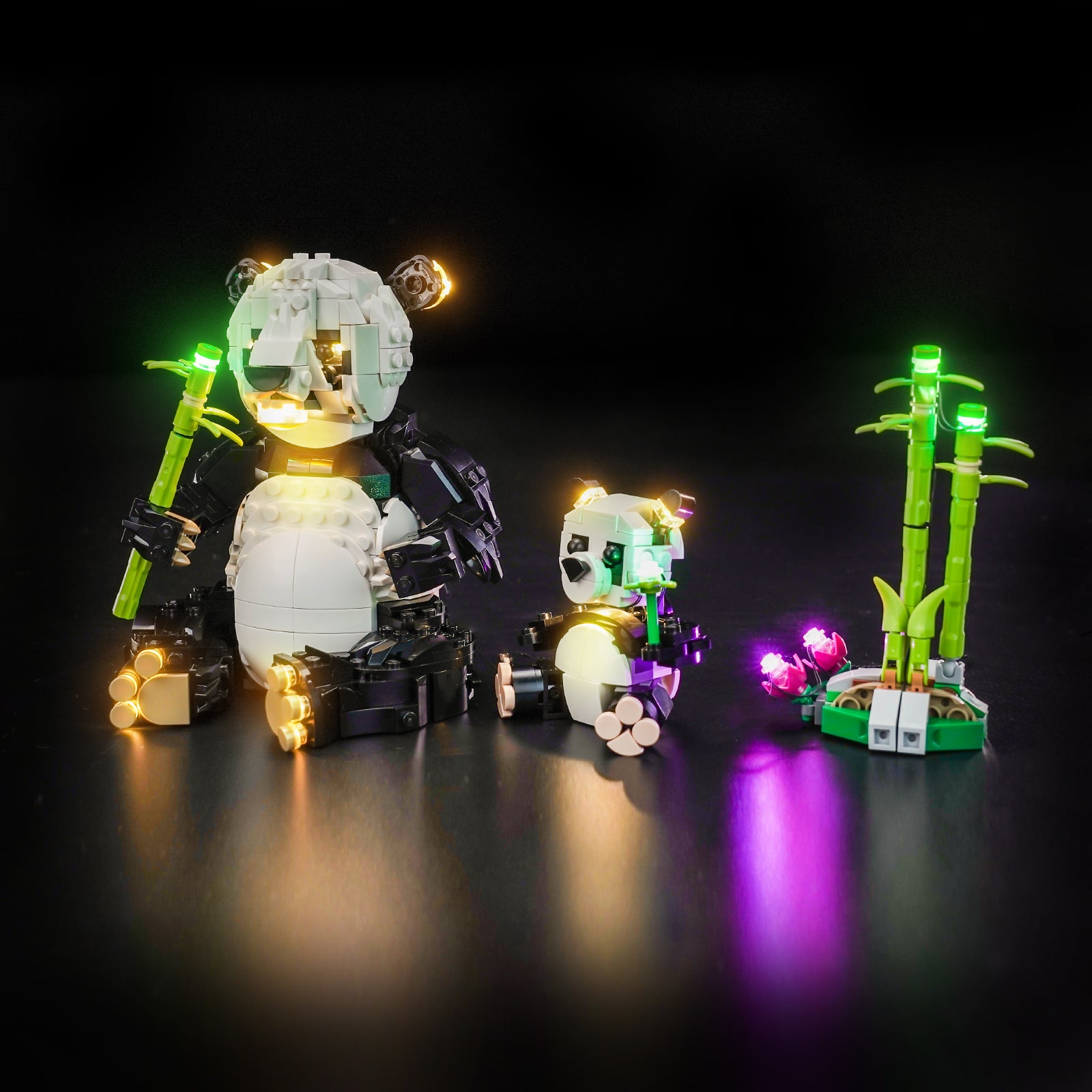 BrickBling Light Kit for LEGO Creator 3-in-1 Wild Animals: Panda Family 31165