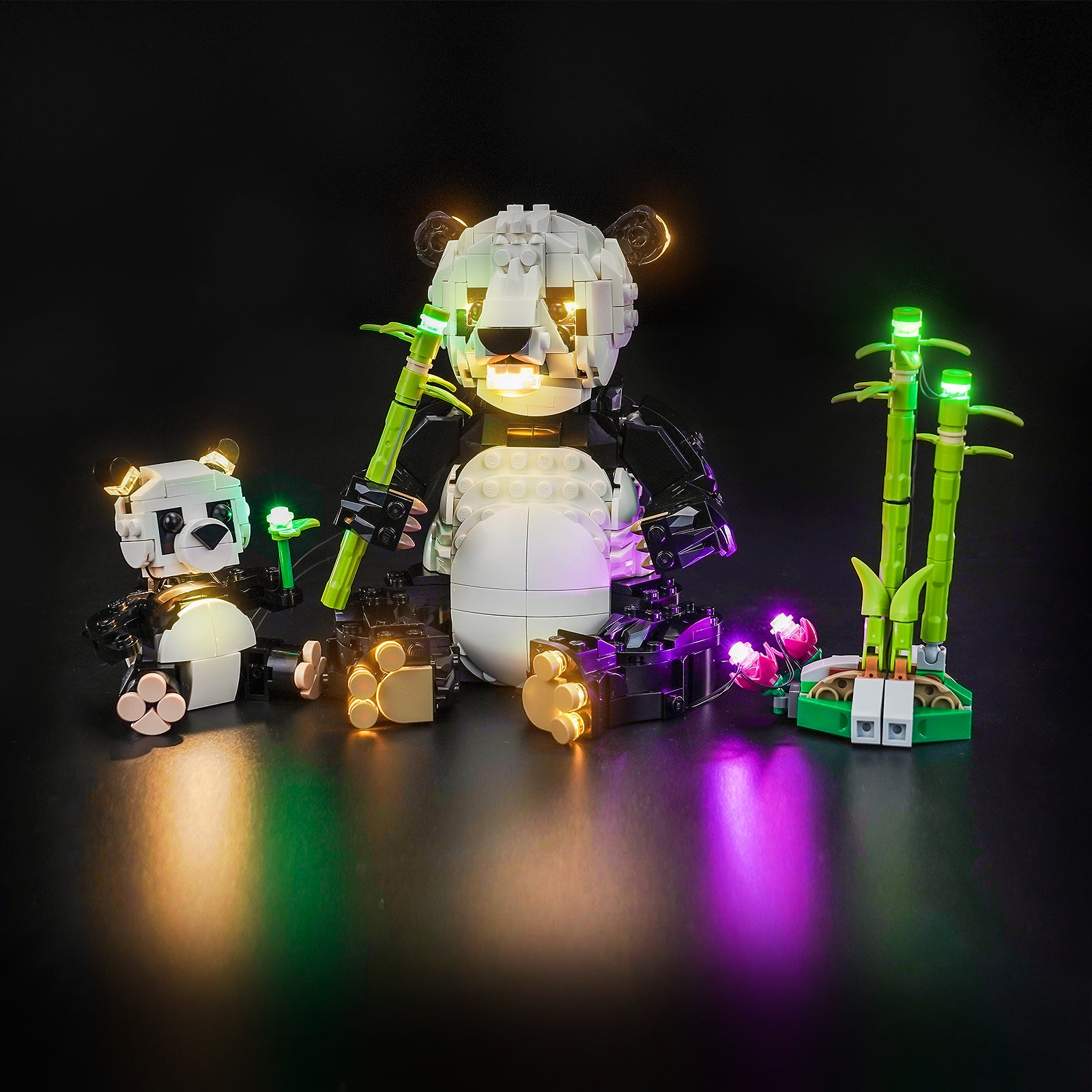 BrickBling Light Kit for LEGO Creator 3-in-1 Wild Animals: Panda Family 31165