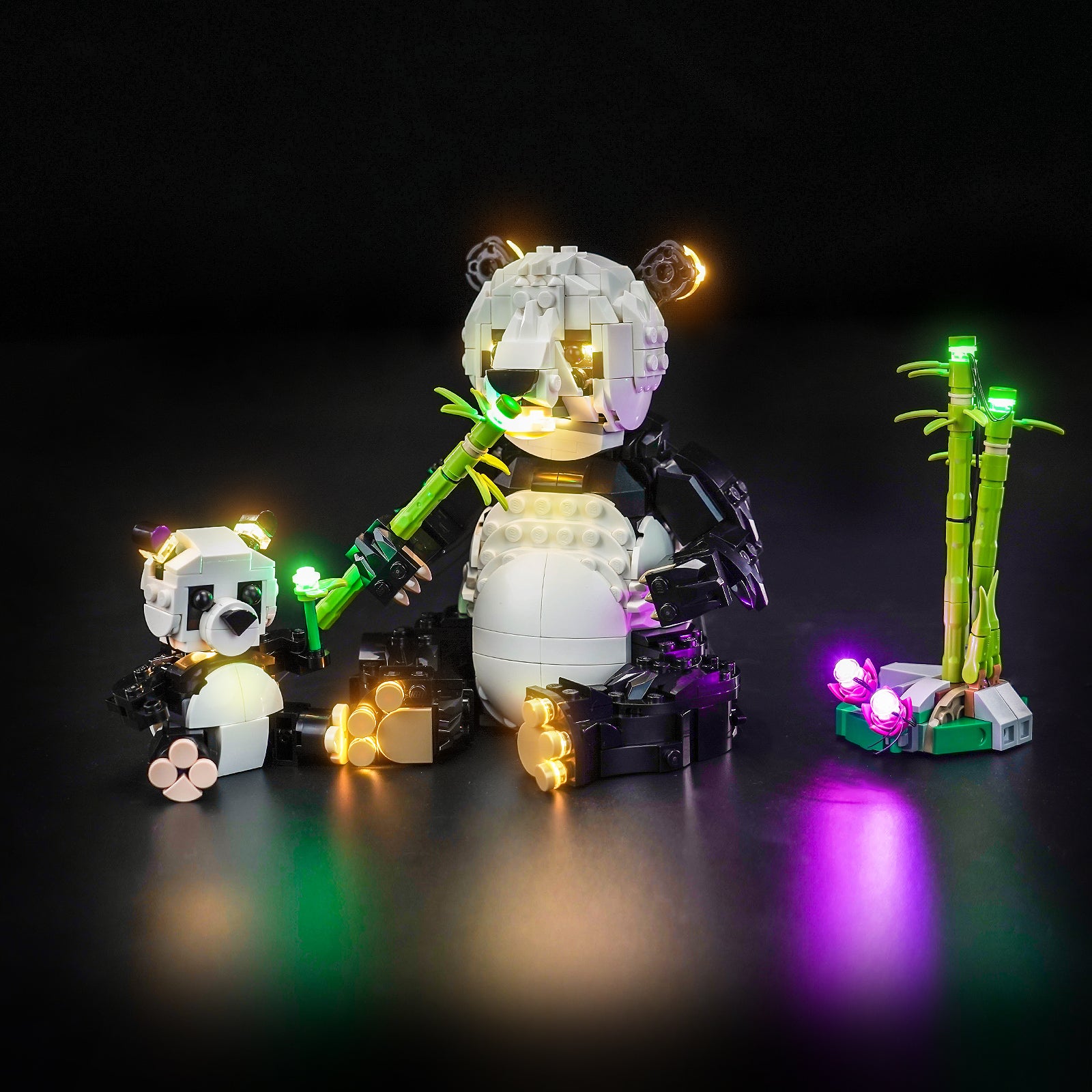 BrickBling Light Kit for LEGO Creator 3-in-1 Wild Animals: Panda Family 31165