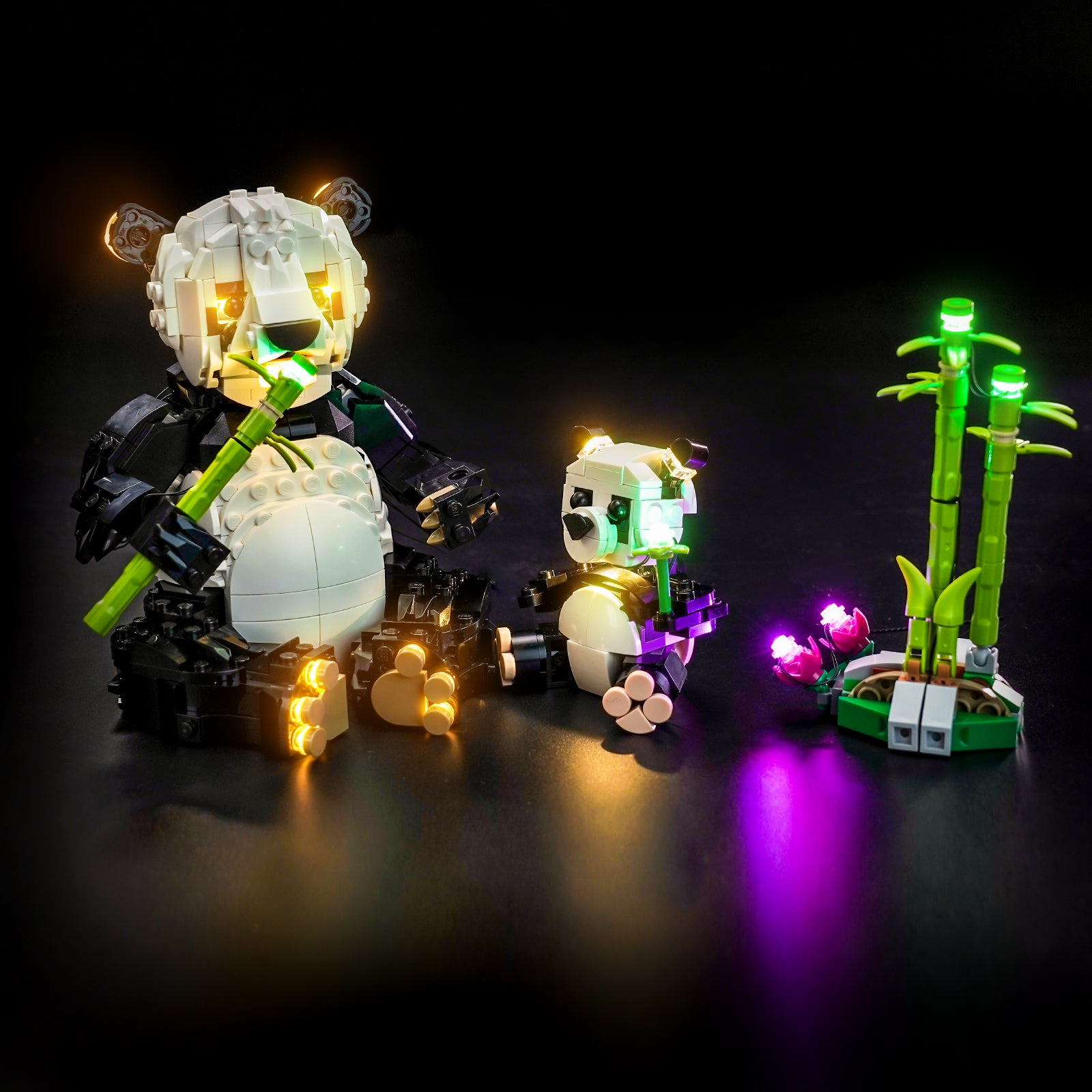 BrickBling Light Kit for LEGO Creator 3-in-1 Wild Animals: Panda Family 31165