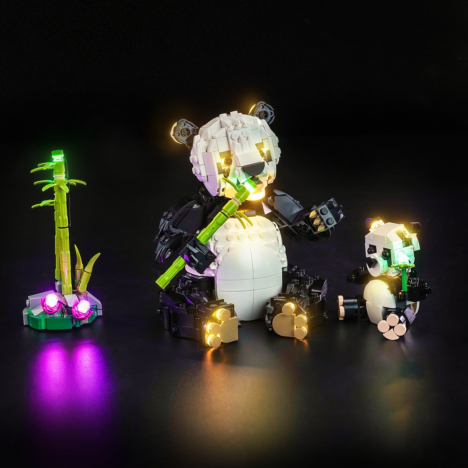 BrickBling Light Kit for LEGO Creator 3-in-1 Wild Animals: Panda Family 31165