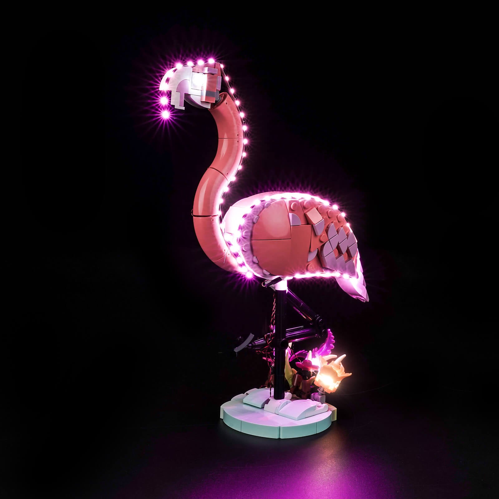 BrickBling Light Kit for LEGO Creator 3-in-1 Wild Animals: Pink Flamingo 31170