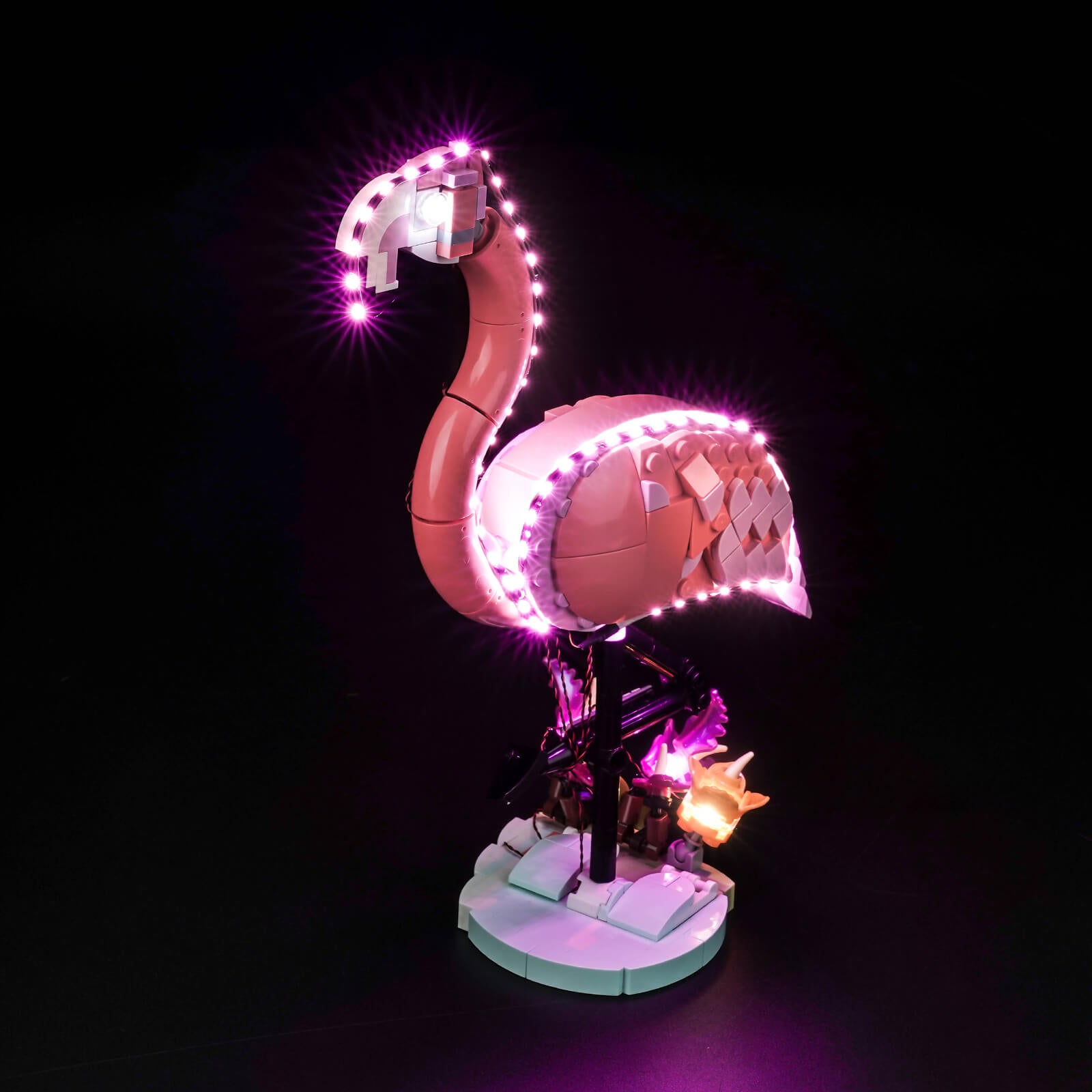 BrickBling Light Kit for LEGO Creator 3-in-1 Wild Animals: Pink Flamingo 31170