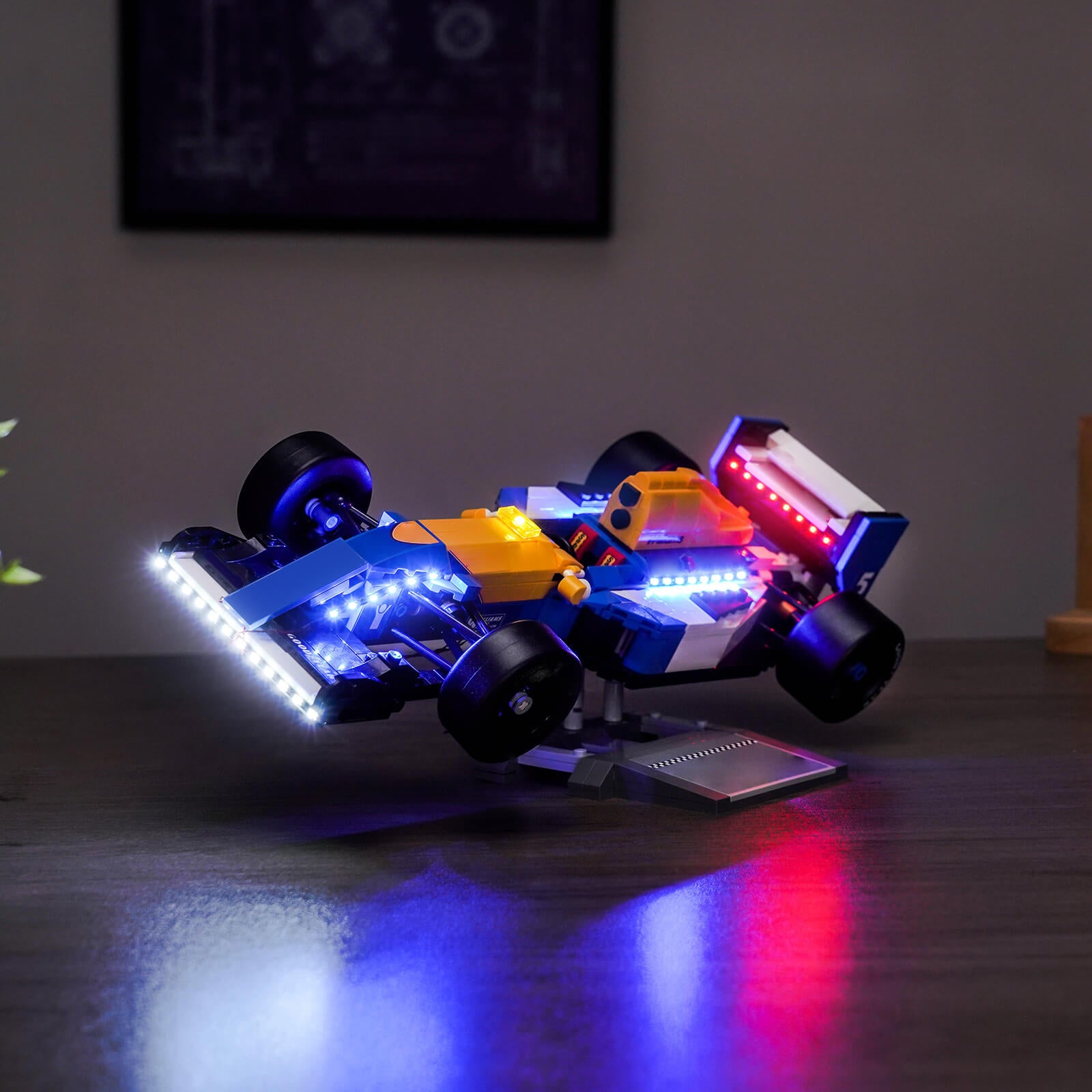 BrickBling Light Kit for LEGO Icons Williams Racing FW14B & Nigel Mansell 10353