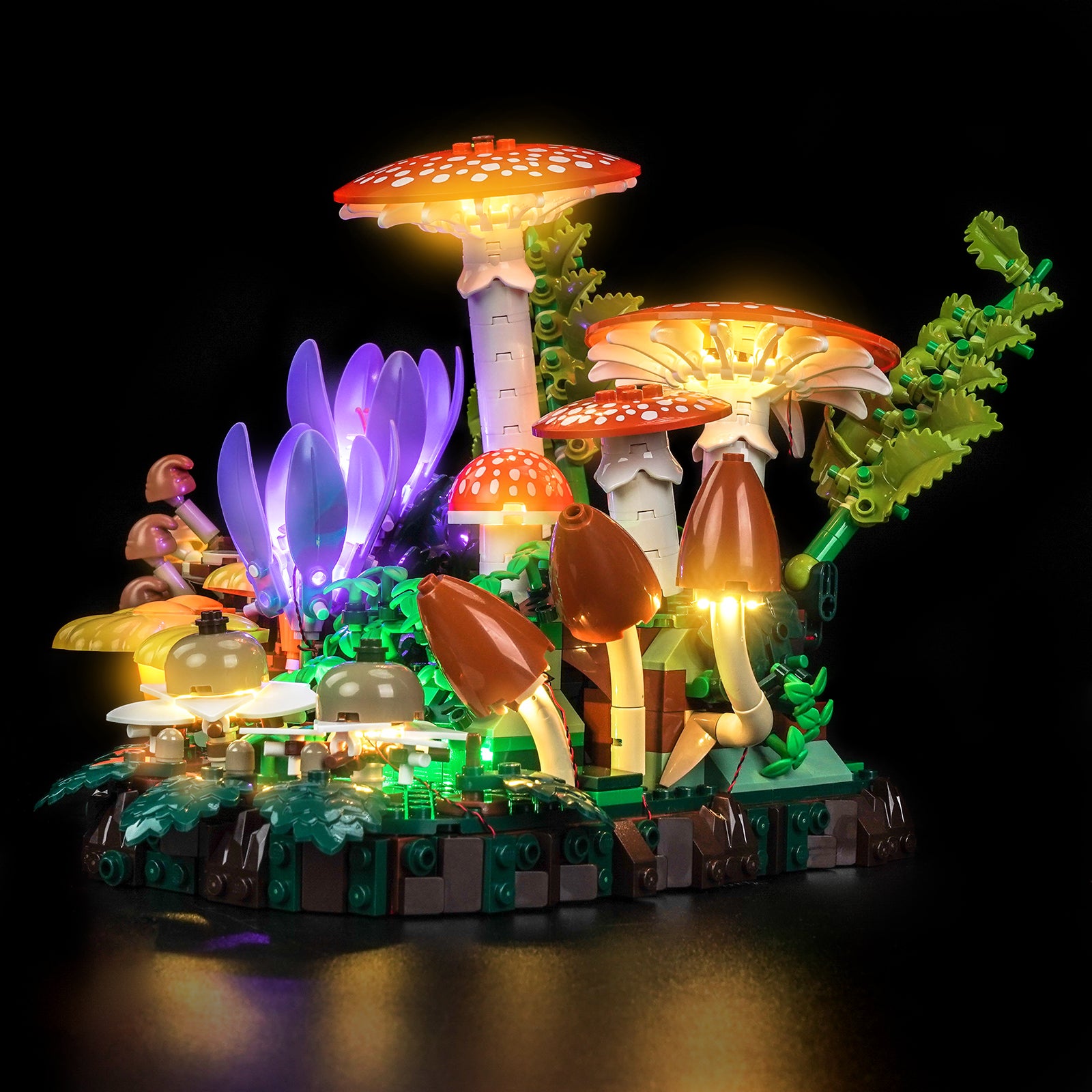 BrickBling Light Kit for LEGO Botanicals Woodland Mushrooms 11505