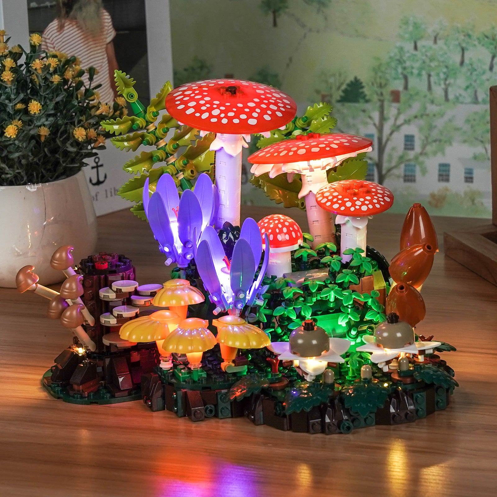 BrickBling Light Kit for LEGO Botanicals Woodland Mushrooms 11505