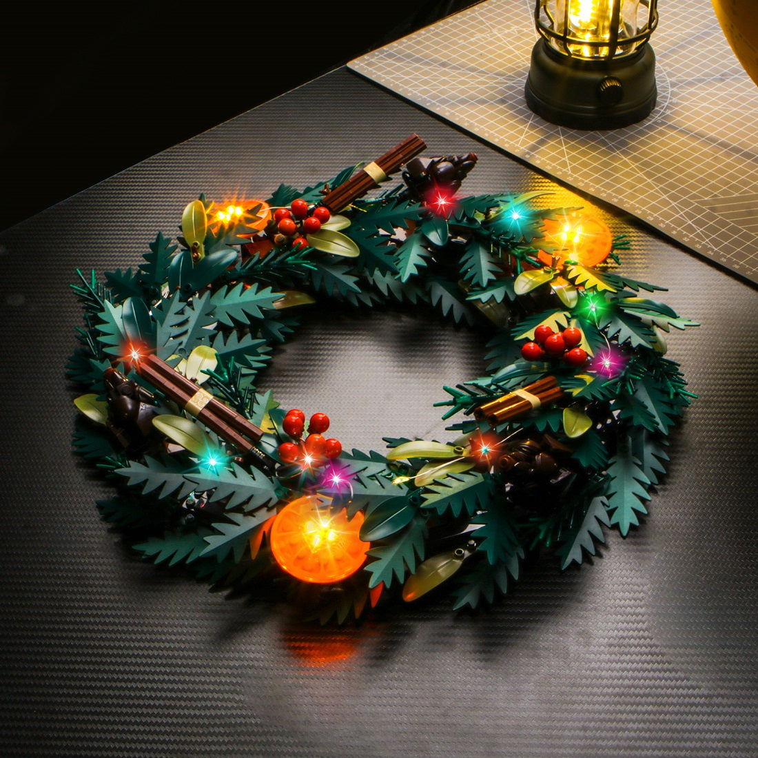 BrickBling Light Kit for LEGO Icons Wreath 10340