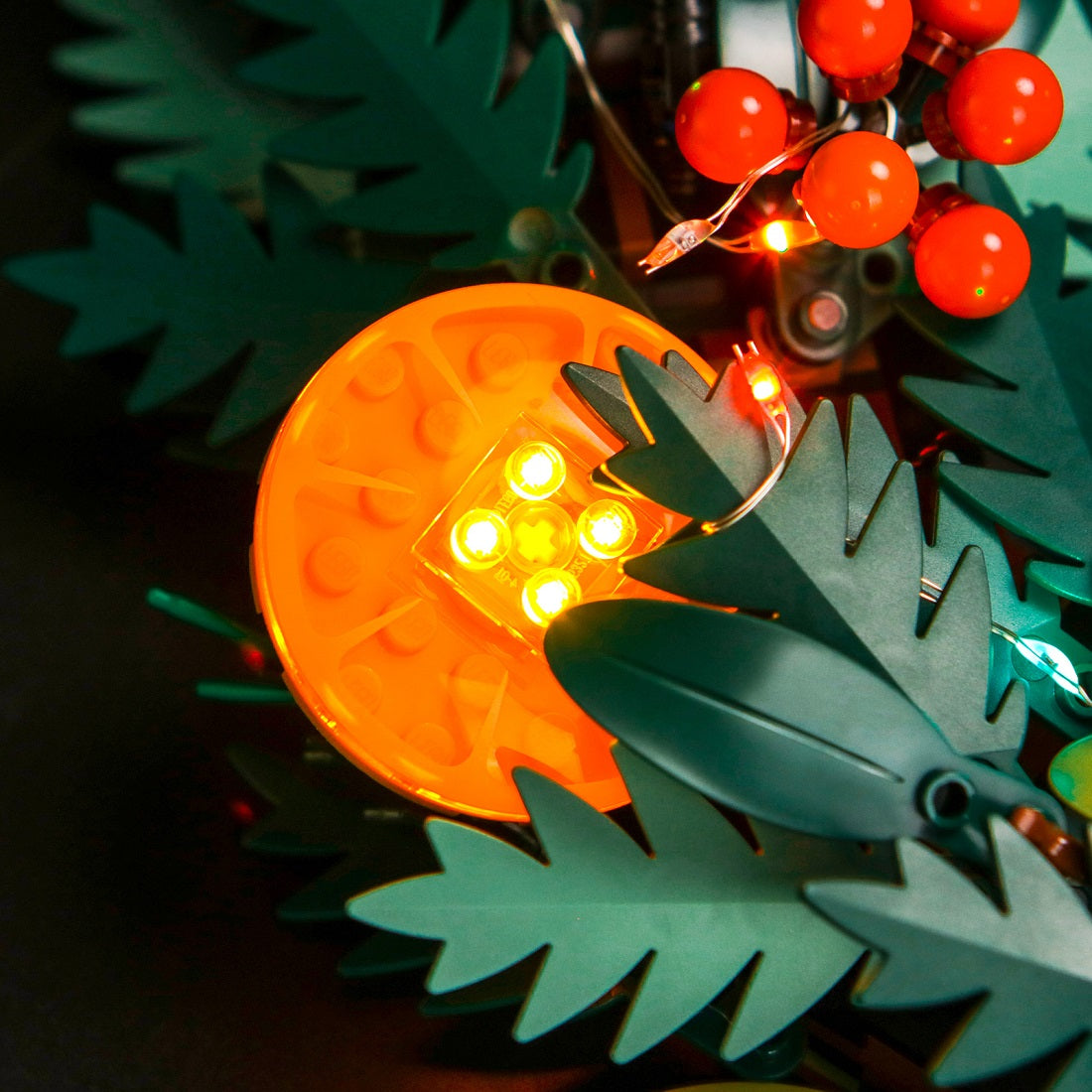 BrickBling Light Kit for LEGO Icons Wreath 10340