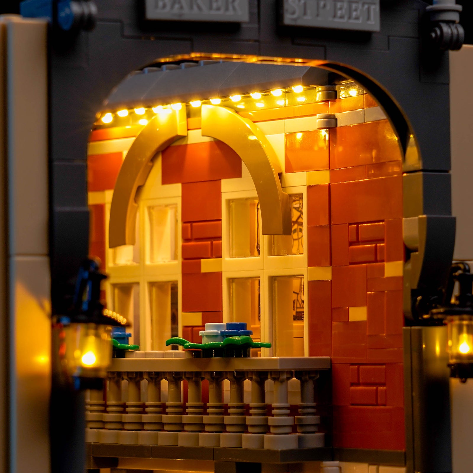 BrickBling Light Kit for LEGO Icons Sherlock Holmes: Book Nook 10351 Warm Light Version