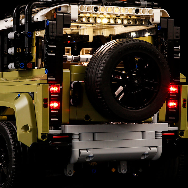 Kit d'éclairage BrickBling pour LEGO Technic Land Rover Defender 42110