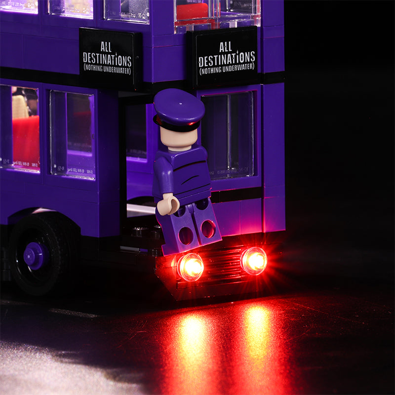 BrickBling Light Kit for LEGO Harry Potter The Knight Bus 75957 Remote Control Version