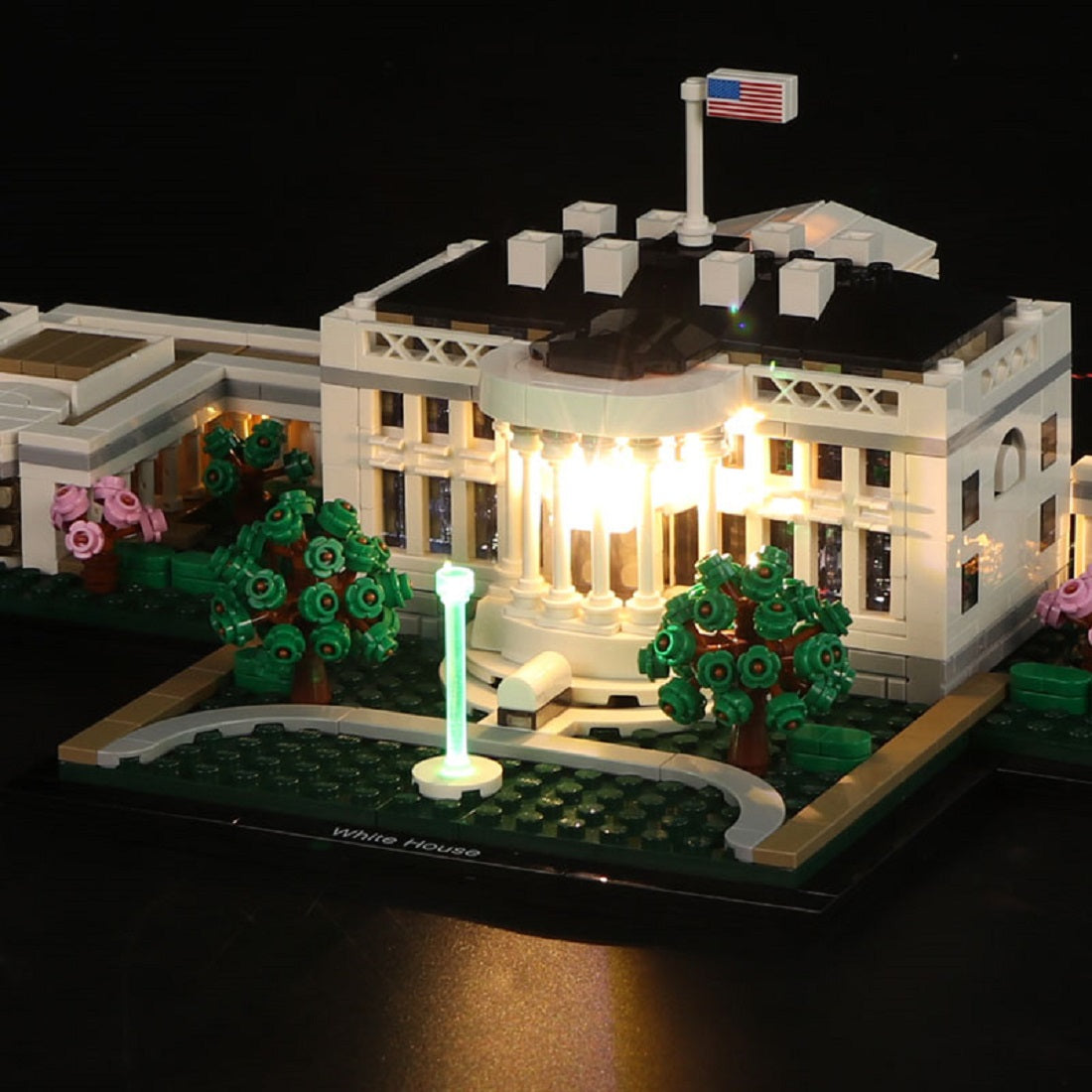 BrickBling Light Kit for LEGO Architecture The White House 21054
