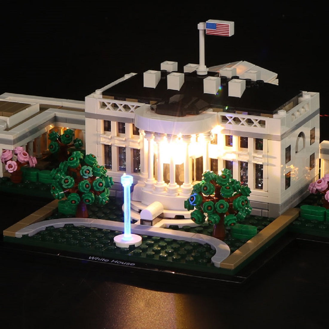 BrickBling Light Kit for LEGO Architecture The White House 21054