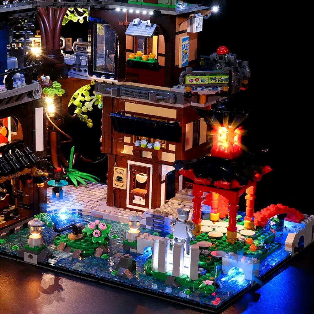 BrickBling Light Kit for LEGO NINJAGO NINJAGO® City Gardens 71741